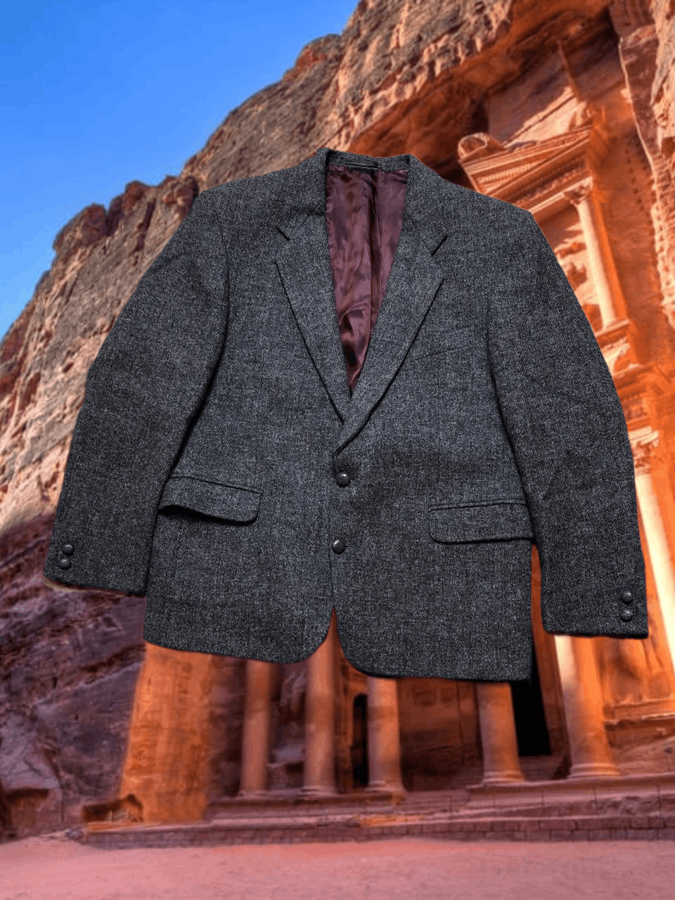 Harris Tweed Blazer Vintage 100% wool Harris Tweed streetwear Y2K Size 40R - 1 Thumbnail