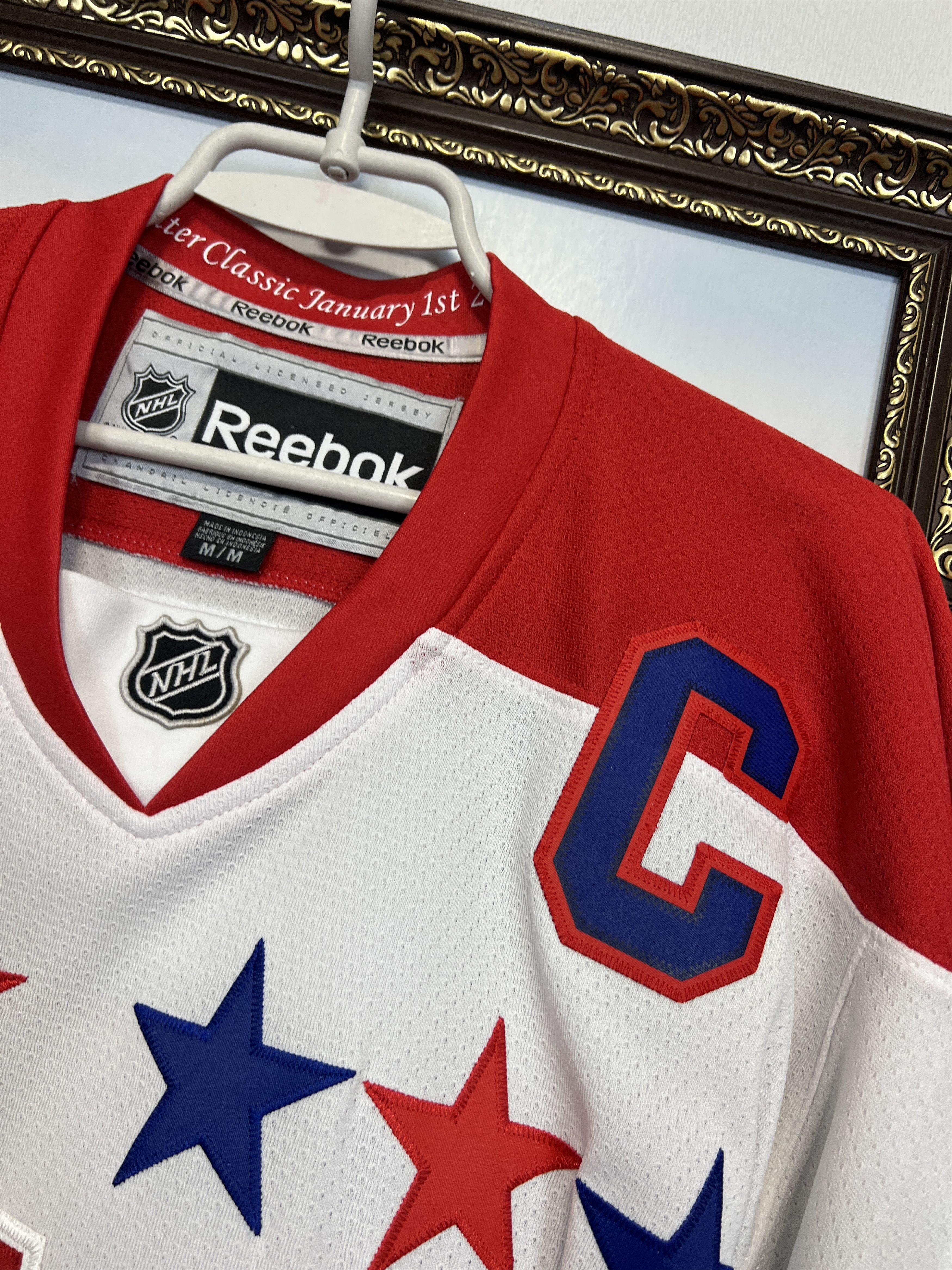 Reebok Backstrom Washington Capitals NHL Hockey Ovechkin Jersey Size US M / EU 48-50 / 2 - 4 Thumbnail