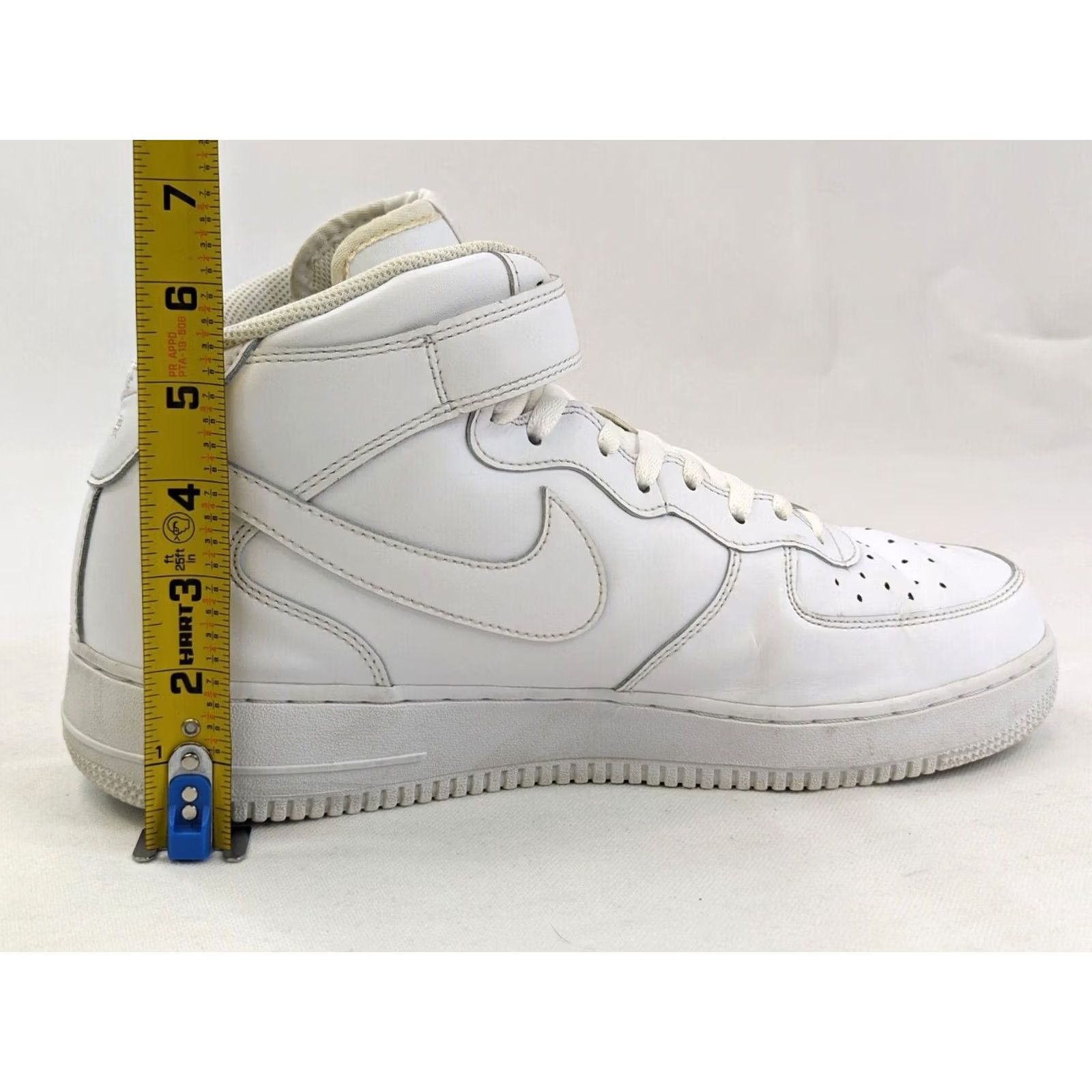 Nike Nike Air Force 1 Mid Triple White Men 13 Classic Sneakers 315123 Mid Top Size US L / EU 52-54 / 3 - 7 Thumbnail