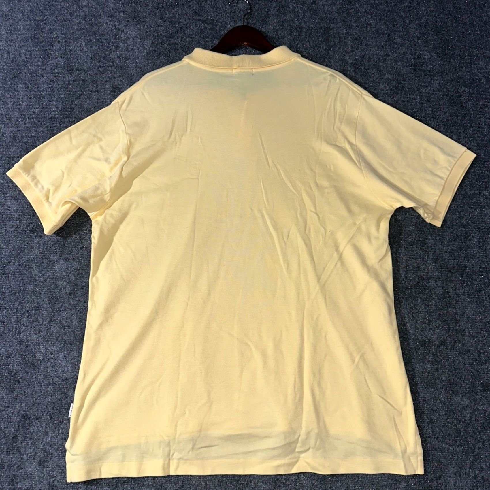 J.Crew J.CREW Polo Shirt Mens XL Yellow Cotton Short Sleeve Logo Button Chest 24 Length 32 Regular Fit Clinical Casual Golf Walking Modern Classic Size US XL / EU 56 / 4 - 6 Thumbnail