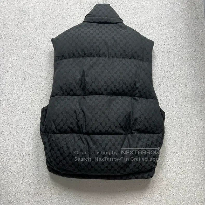 Balenciaga Balenciaga Monogram Full Print Down Vest - Black Size XS / US 0-2 / IT 36-38 - 5 Thumbnail