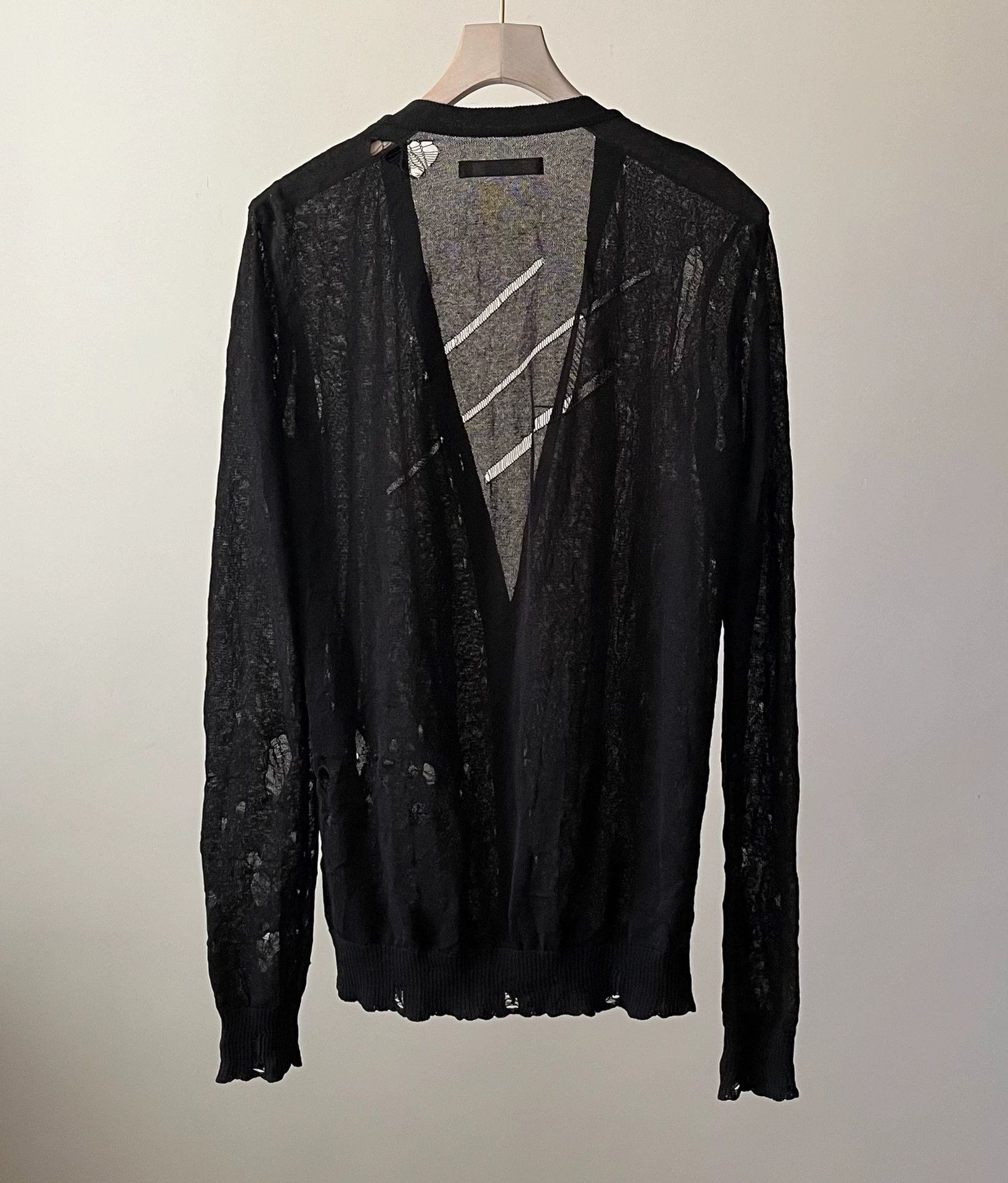Number (N)ine Number (N)ine 02SS distressed cardigan Size US M / EU 48-50 / 2 - 2 Thumbnail