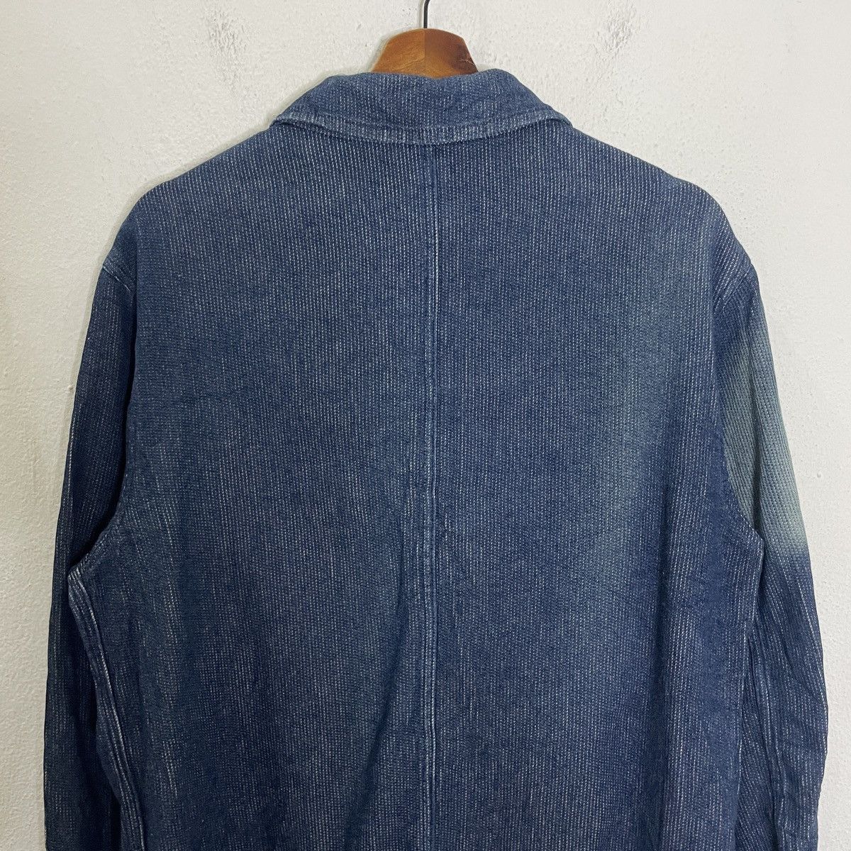 Japanese Brand Vintage Polo Faded Denim Jacket Size US L / EU 52-54 / 3 - 10 Thumbnail