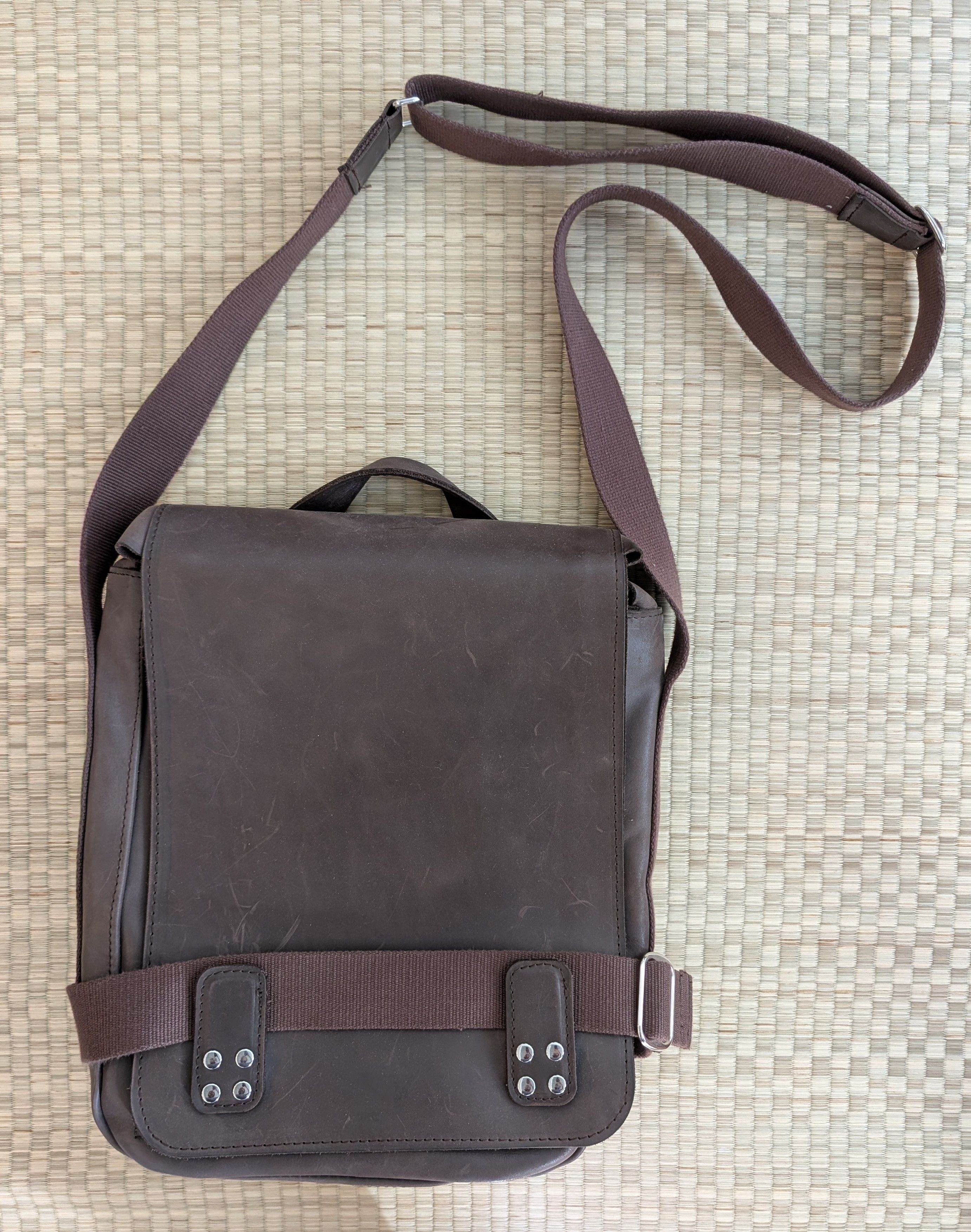 Allegory Leather Goods Macana Mail Bag Made in Chicago