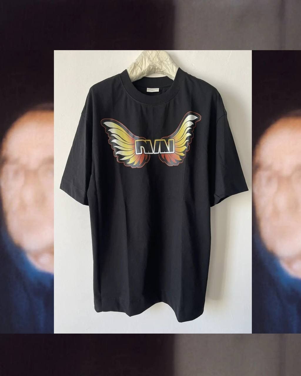Tシャツ・カットソー DRIES VAN NOTEN Black Cotton Hubbot T-Shirt Dries Van Noten Black Cotton Hubbot T-Shirt | Grailed