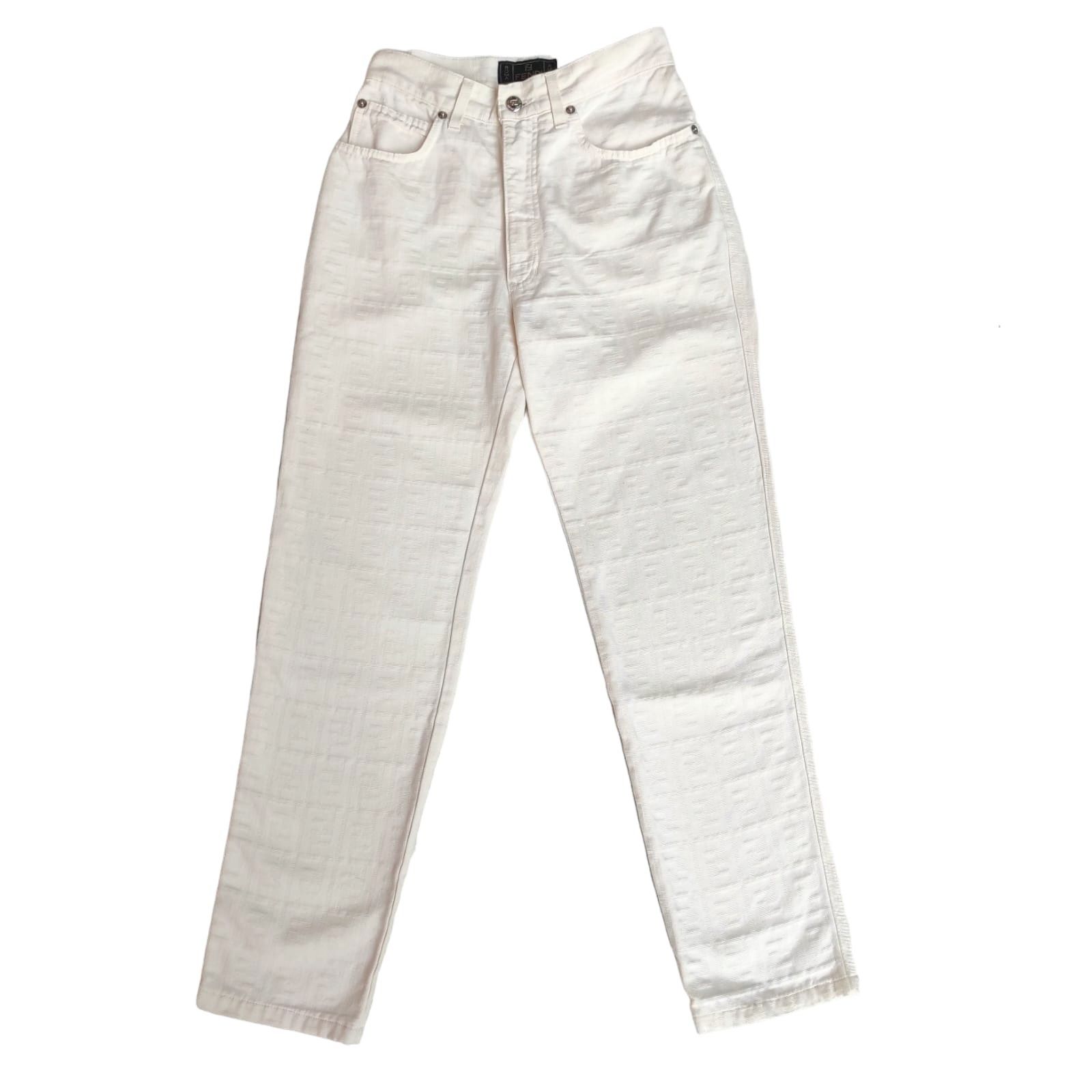 Fendi Fendi Monogram Pant Size 25" / US 0 / IT 36 - 1 Thumbnail