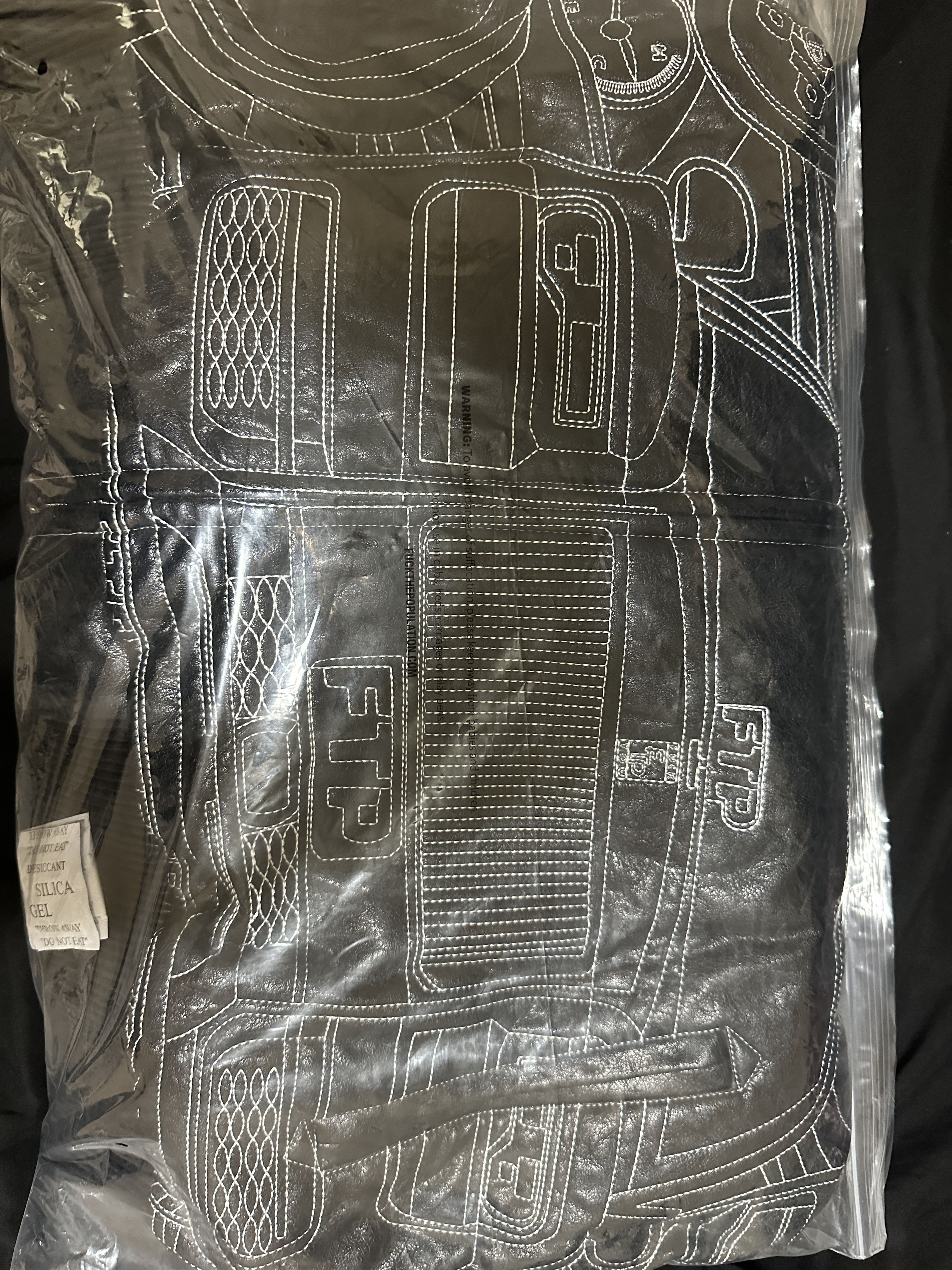 Fuck The Population FTP Big Body Leather Jacket Size US XL / EU 56 / 4 - 1 Thumbnail
