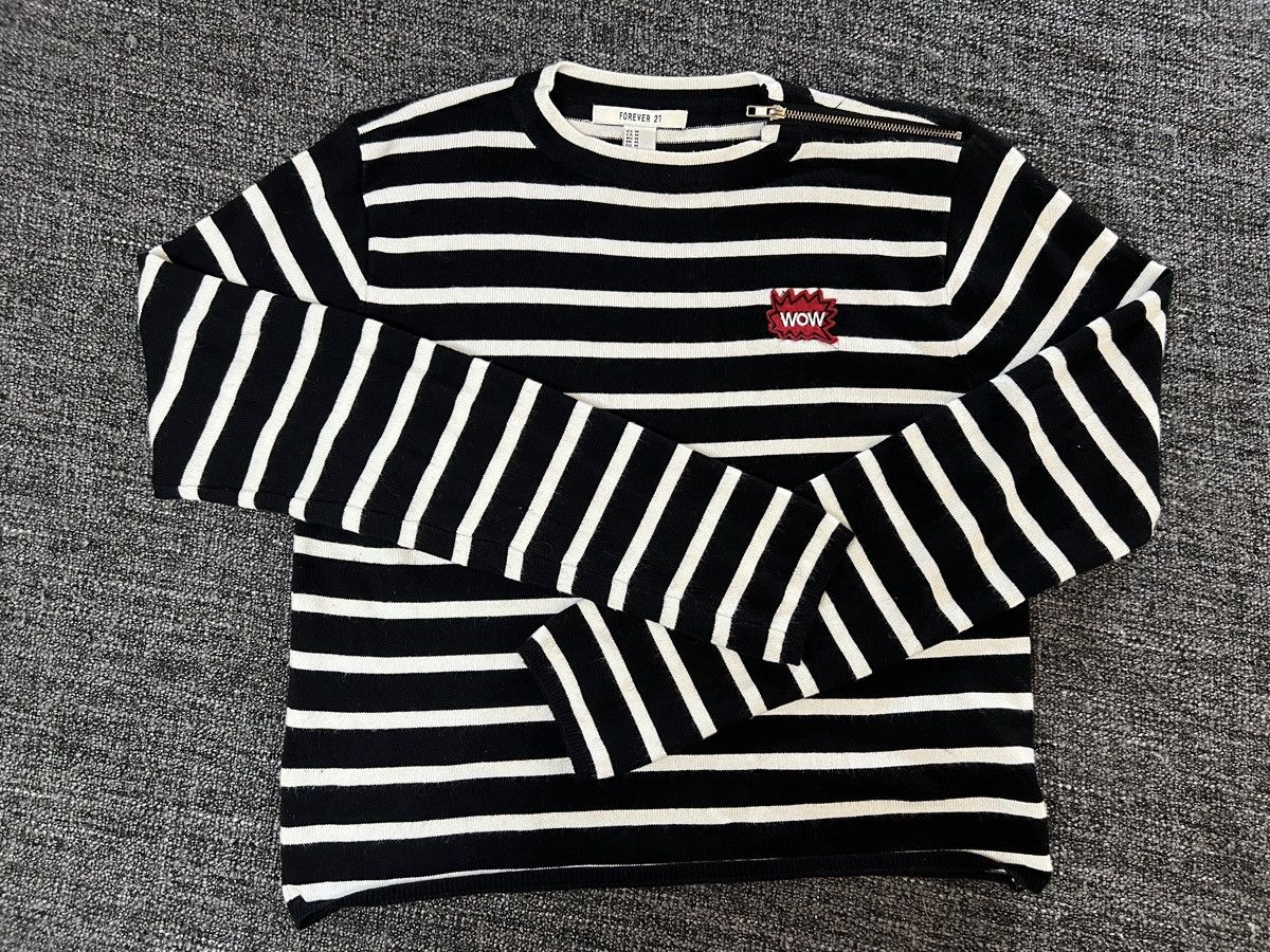 Forever 21 Long sleeve striped Crop Size M / US 6-8 / IT 42-44 - 1 Thumbnail