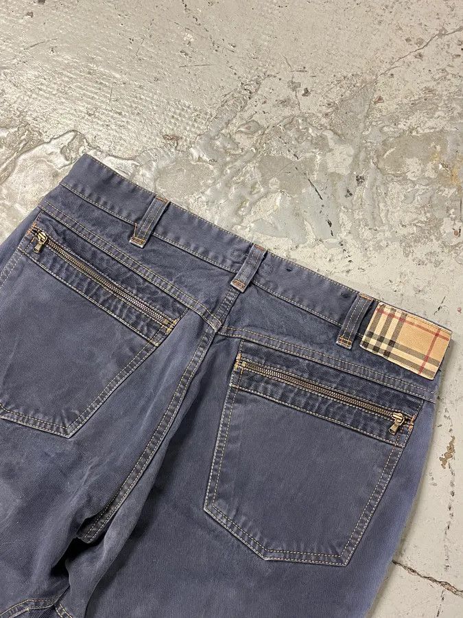 Burberry 2000s Burberry Navy Light Worker Pants Size US 31 - 8 Thumbnail