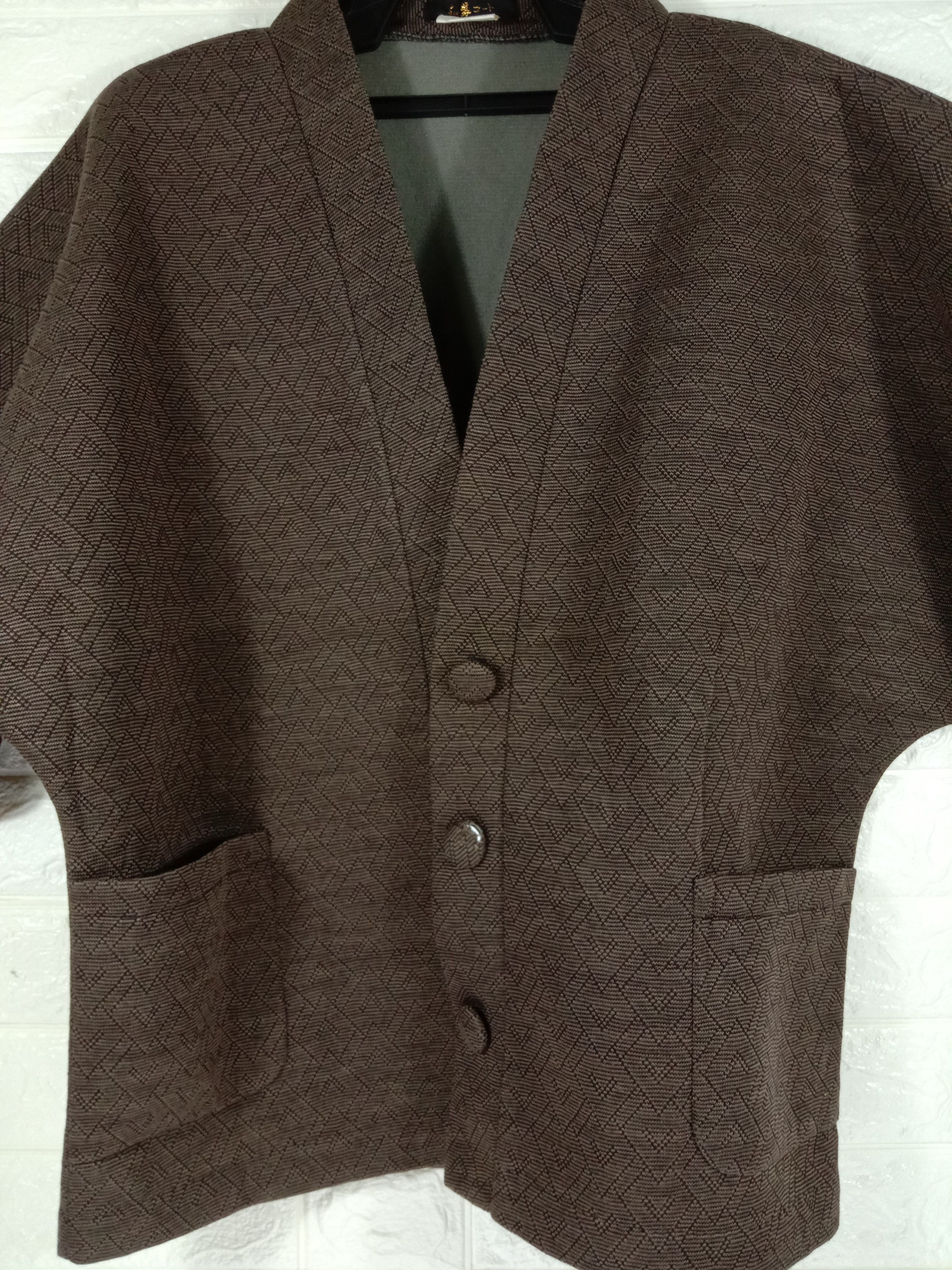 Japanese Brand Vintage Kimono Noragi Haori Hanten Cardigan Size US XL / EU 56 / 4 - 2 Thumbnail