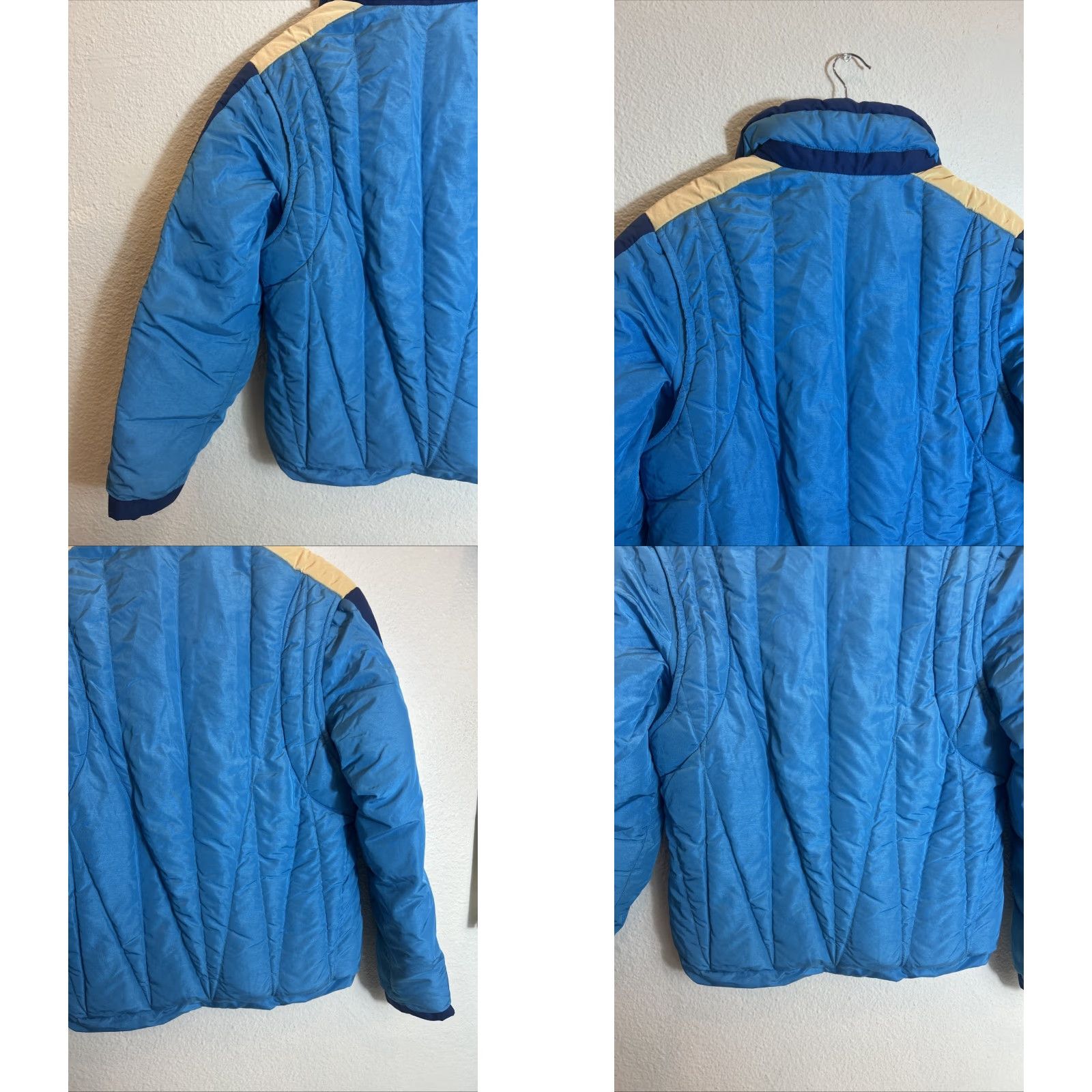 Vintage VINTAGE First Down Puffer Jacket Women’s Size 12 Blue Full Zip Goose Down Nylon Down Jacket Womens Blue Puffer 90s Size XL / US 12-14 / IT 48-50 - 10 Thumbnail