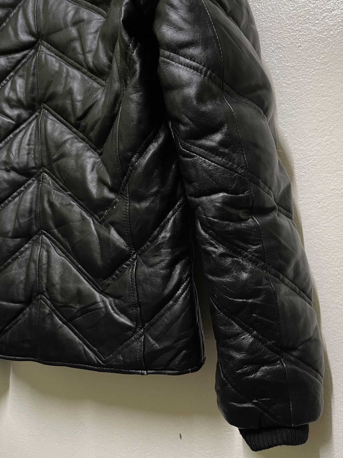 JACKROSE Jackrose Puffer Leather Jacket Attach Fur Hoodie Size US L / EU 52-54 / 3 - 14 Thumbnail
