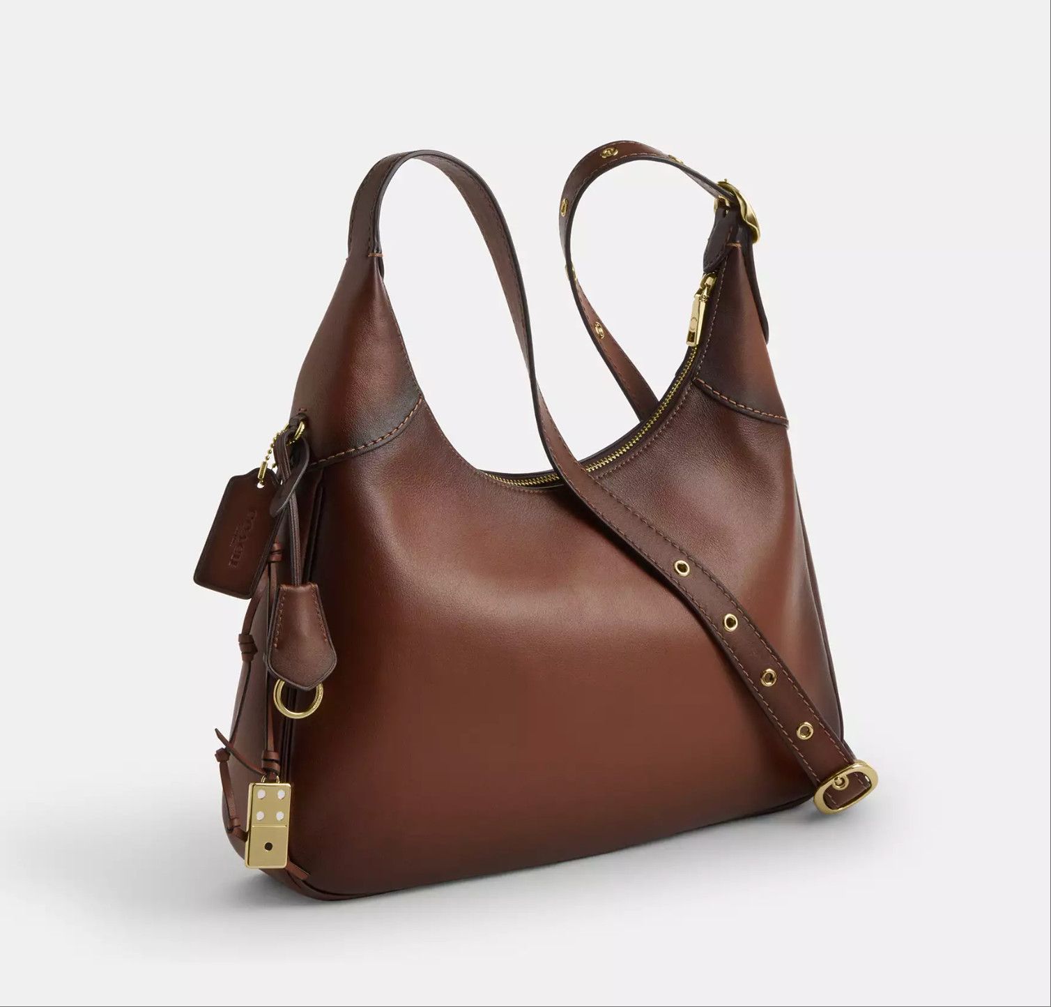 Coach Ella Shoulder Bag CDY36 Redwood Size ONE SIZE - 11 Thumbnail