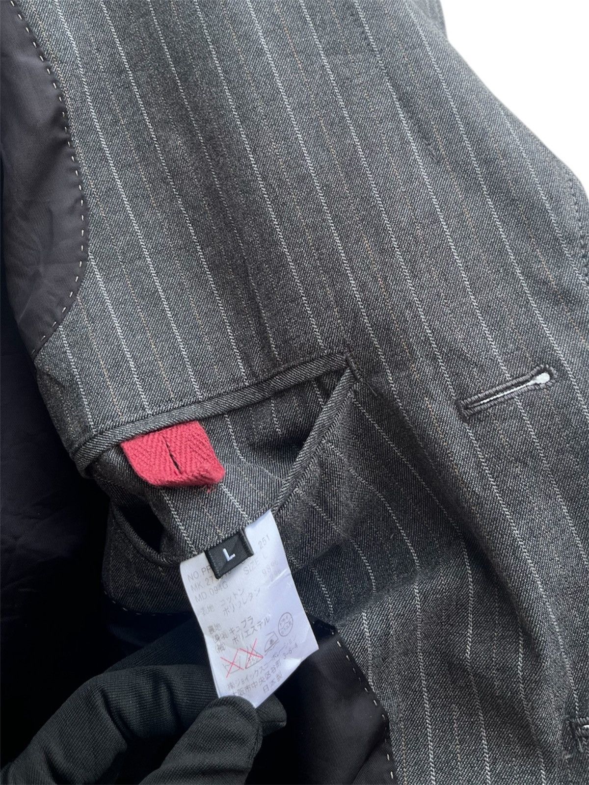 Paul Smith Paul Smith Cotton Pinstripe Napoleon Jacket Size US L / EU 52-54 / 3 - 13 Thumbnail