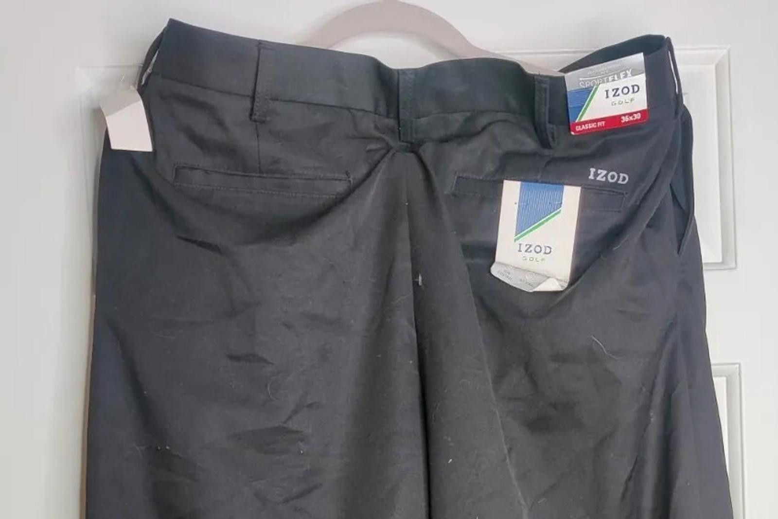 Izod Izod Golf Classic Fit Pants Men's 36x30 Sports Flex UPF Sun Size US 36 / EU 52 - 4 Thumbnail