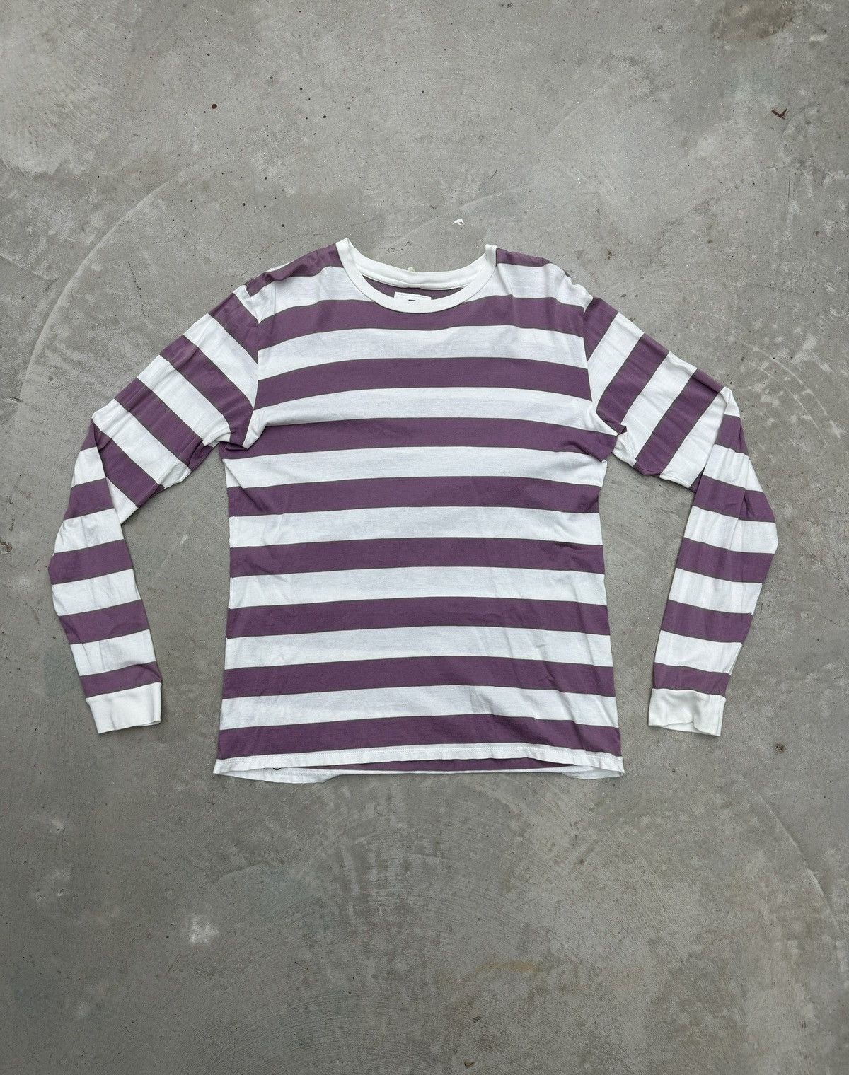 Visvim White and Pink Stripped VisVim LongSleeve Size US S / EU 44-46 / 1 - 1 Thumbnail