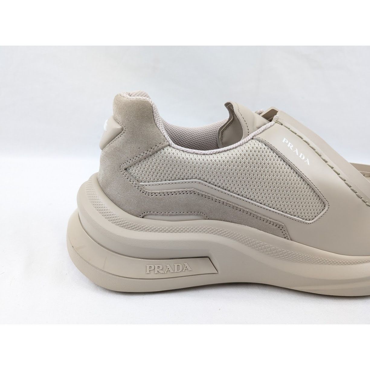 Prada o1rshd1 Spaz Rois Bike Sneakers in Deserto Size US 11 / EU 44 - 4 Thumbnail