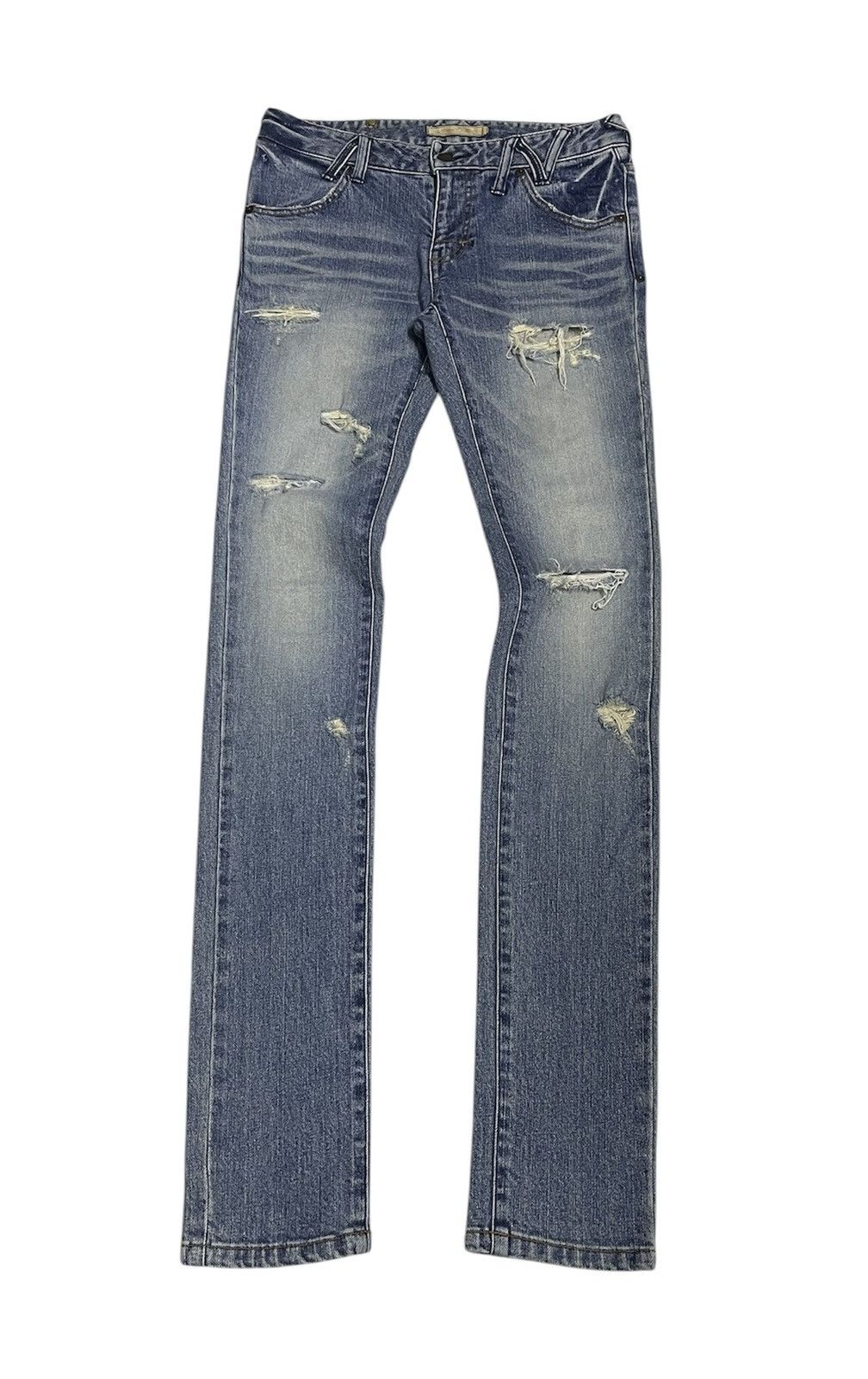 Tornado Mart TornadoMart Japan Distressed Skinny Jeans Size US 28 / EU 44 - 1 Thumbnail