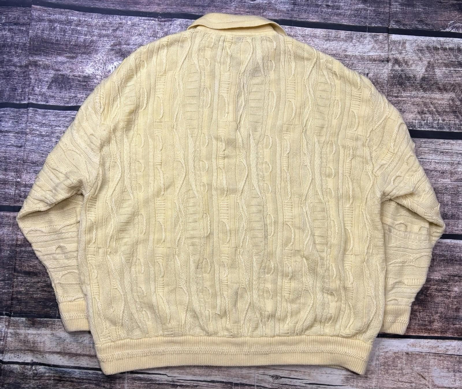 Coogi Coogi Polo Sweater Mens 2XL Wool 3D Knit Biggie VTG 90s Size US XXL / EU 58 / 5 - 3 Thumbnail