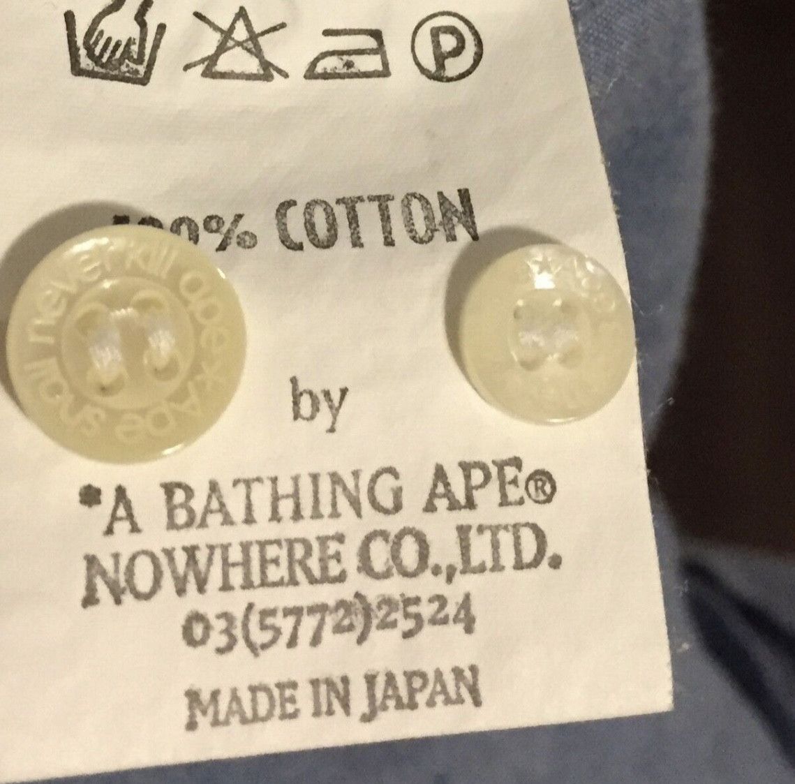 Bape Bape button up shirt Size US M / EU 48-50 / 2 - 5 Thumbnail