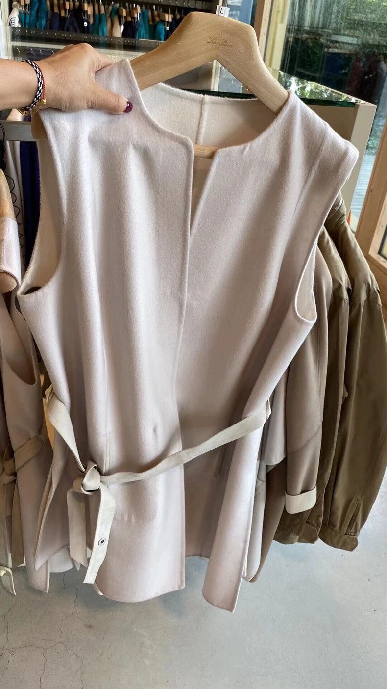 Loro Piana LORO PIANA Double-faced cashmere vest jacket top Size M / US 6-8 / IT 42-44 - 3 Thumbnail