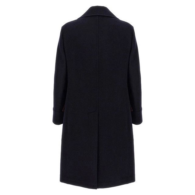 Brunello Cucinelli BRUNELLO CUCINELLI Navy Wool Coat New & Authentic (Men's siz Size US XXL / EU 58 / 5 - 2 Thumbnail