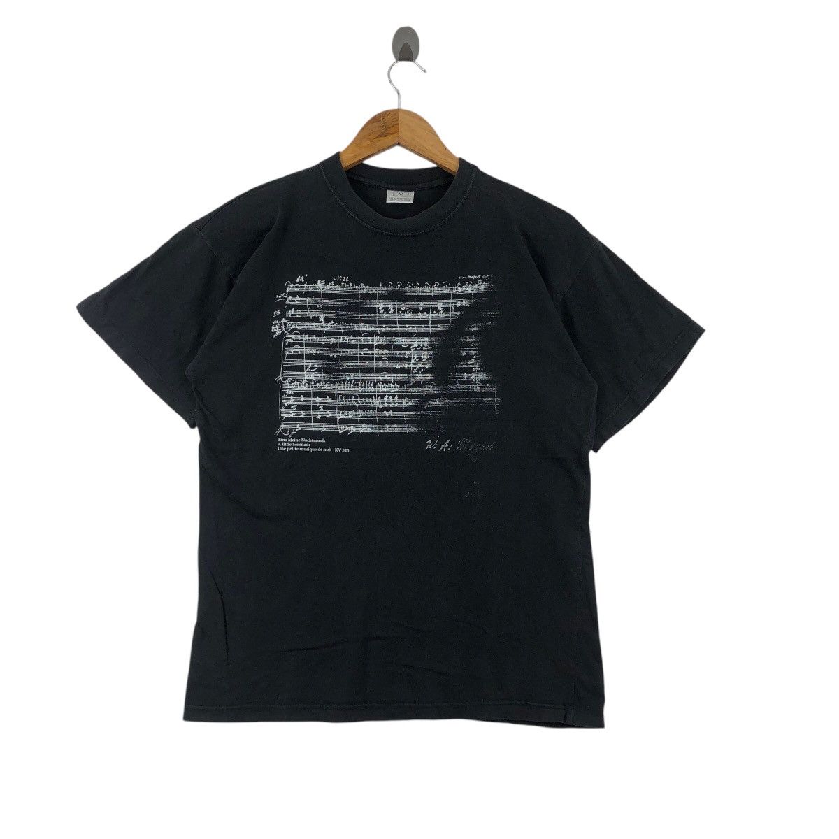 Band Tees × Vintage Vintage Wolfgang Amadeus Mozart Tee Shirt Western Music Size US M / EU 48-50 / 2 - 1 Thumbnail