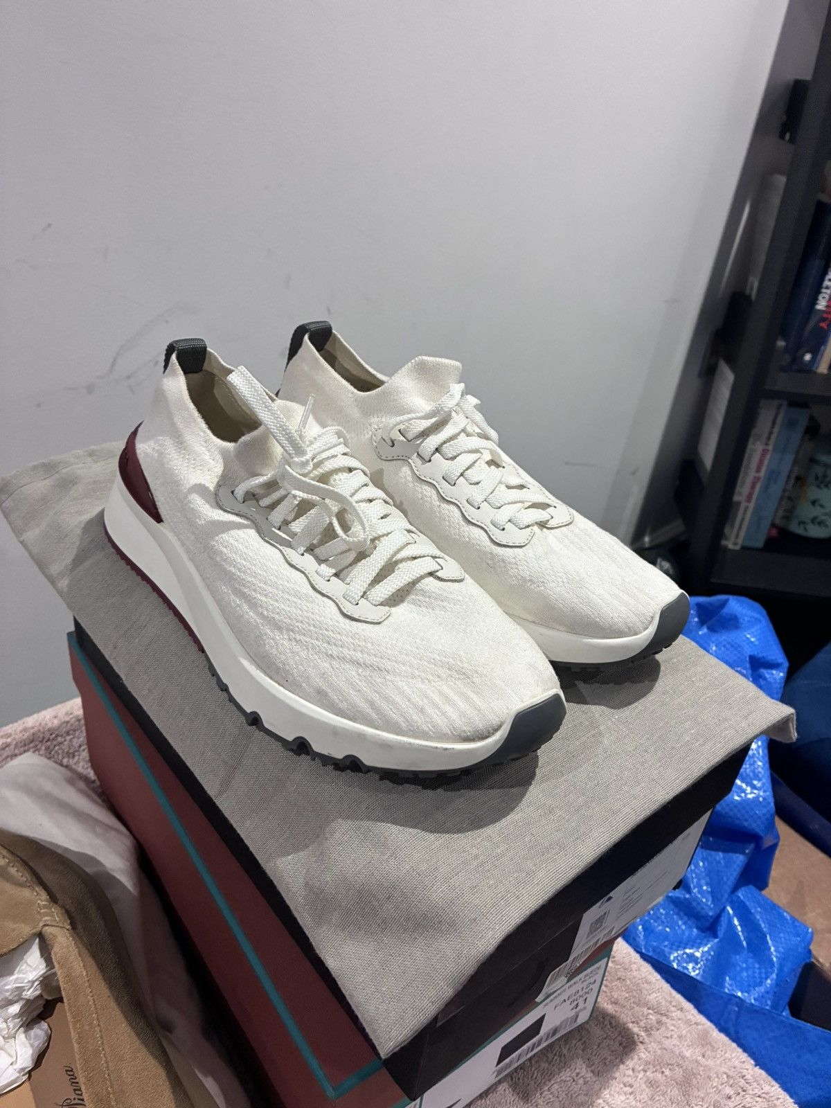 Brunello Cucinelli Brunello Cucinelli knit trainers uk 7 eu 41 Size US 8 / EU 41 - 1 Thumbnail