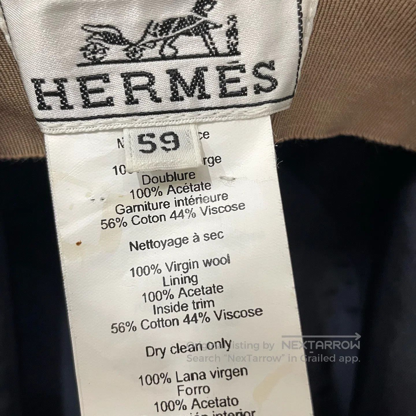 Hermes Hermes size 59 Light Brown Hat| Size ONE SIZE - 5 Thumbnail