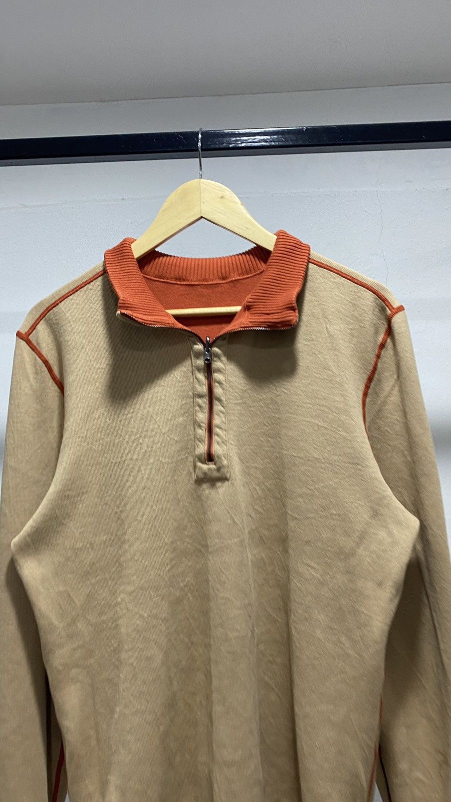 Japanese Brand × Vintage Vintage Reversible Halfzip Knitwear 90s Size US M / EU 48-50 / 2 - 4 Thumbnail