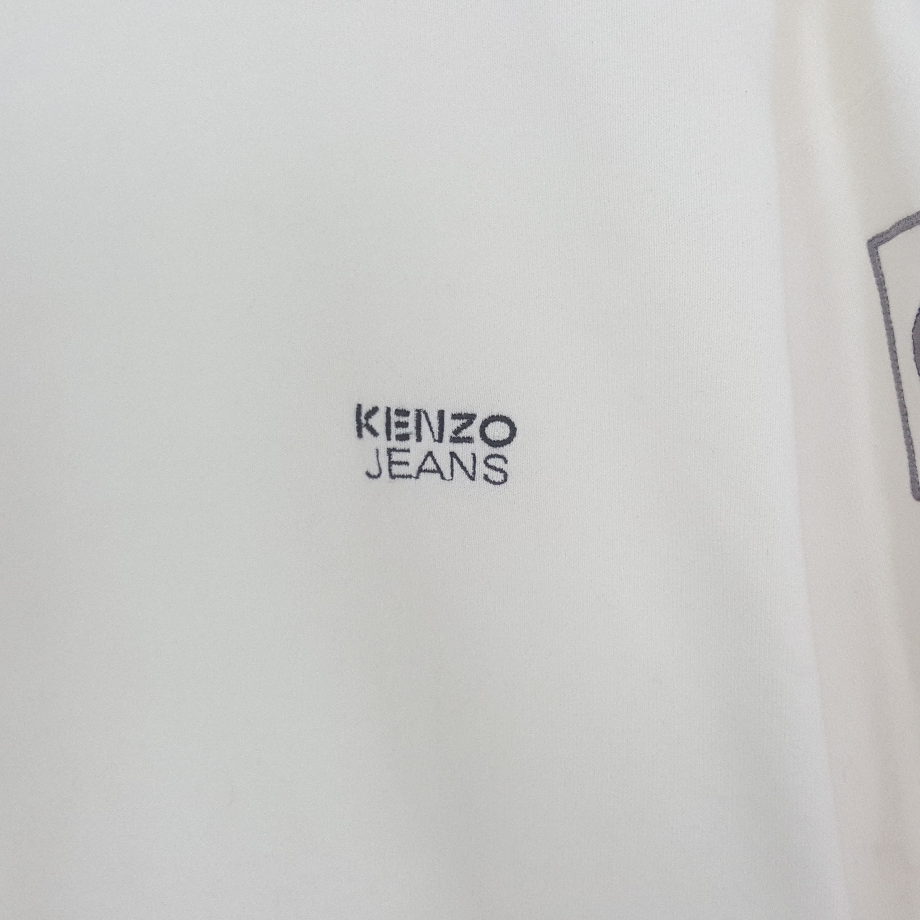 Kenzo Vintage Kenzo Jeans Patchwork Logo Sweatshirt Size US M / EU 48-50 / 2 - 2 Thumbnail