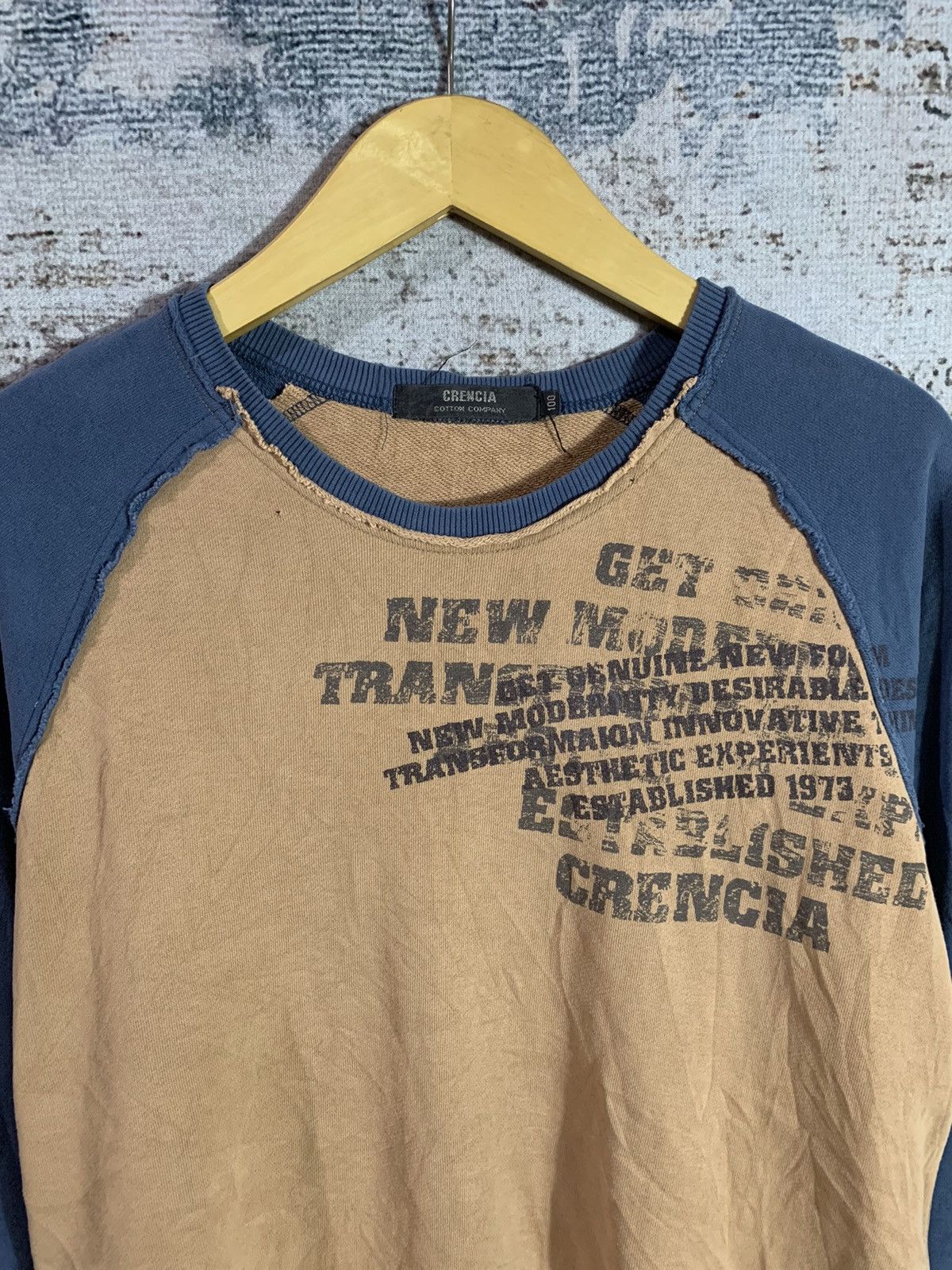 Undefined Poem Distressed Sweatshirt