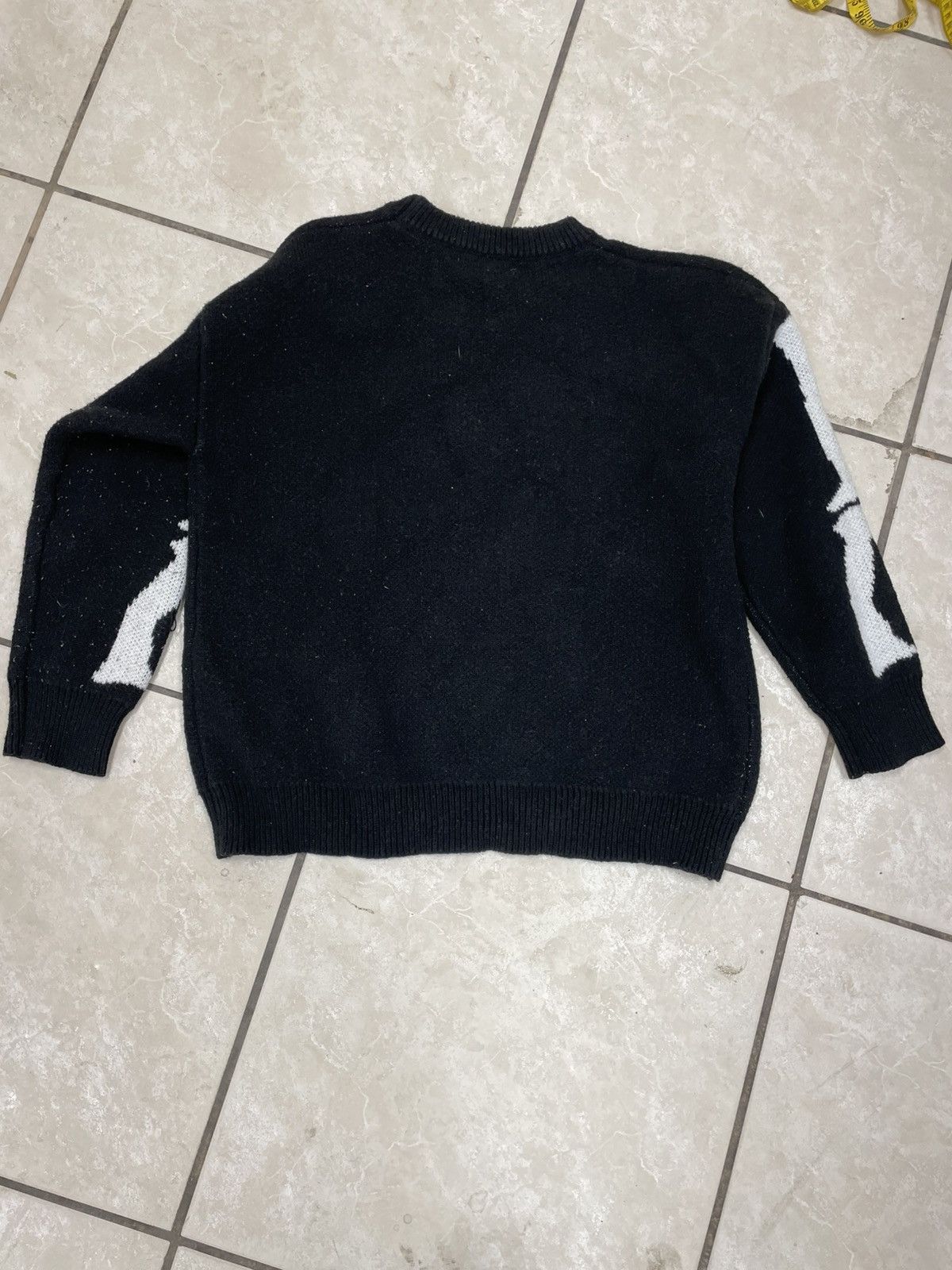 Japanese Brand Y2k Skull Knitted Sweatshirt Size US M / EU 48-50 / 2 - 4 Thumbnail