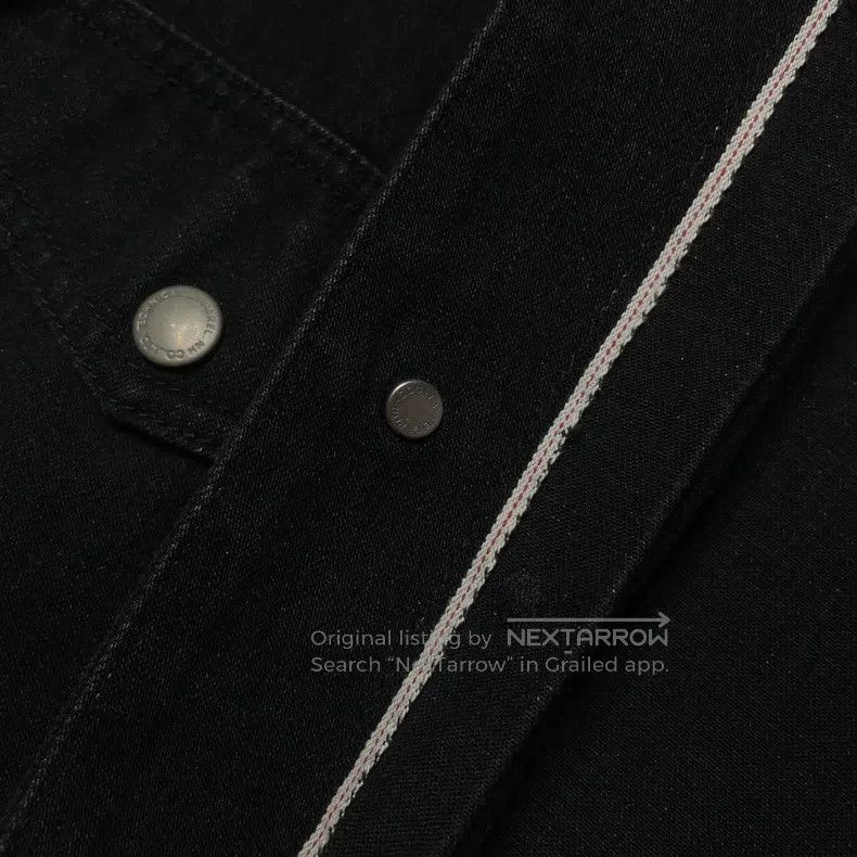 Neighborhood Neighborhood 11ss Black Spirit Fringe Denim Jacket, Size M Size US M / EU 48-50 / 2 - 8 Thumbnail