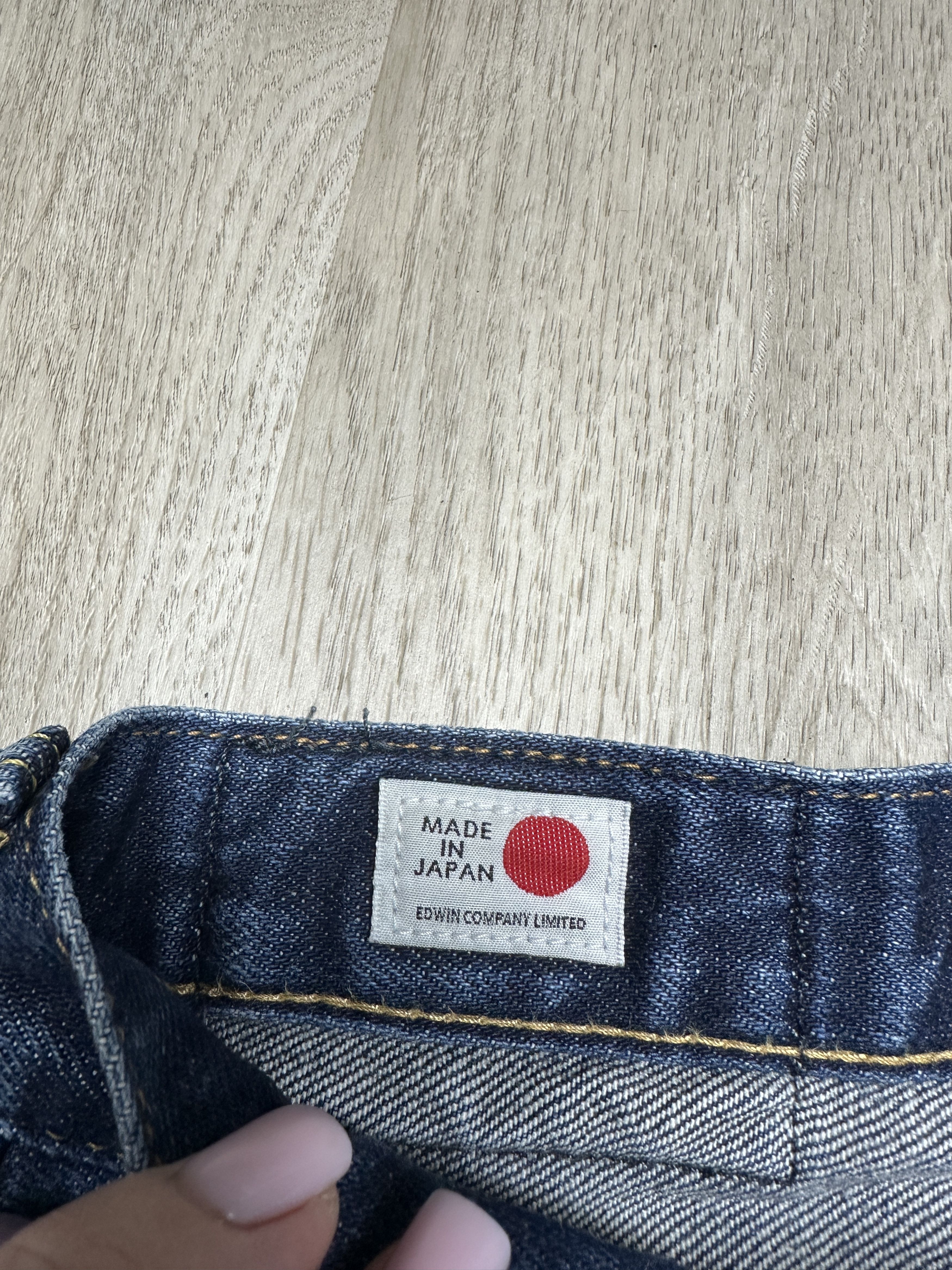 Edwin Edwin Mens Salvage Denim Pants Jeans Made in Japan Size US 32 / EU 48 - 6 Thumbnail