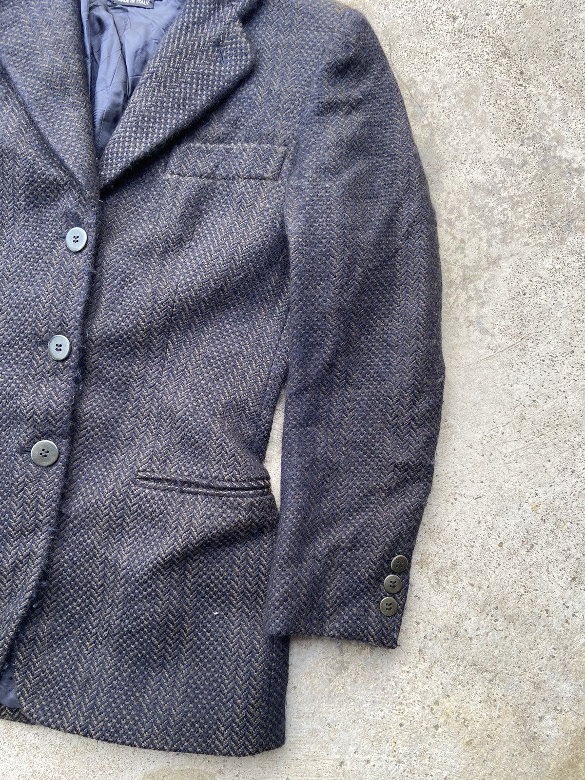 Giorgio Armani Vintage 1980’s Giorgio Armani Wool Blend Blazer Jacket Size 38S - 2 Thumbnail