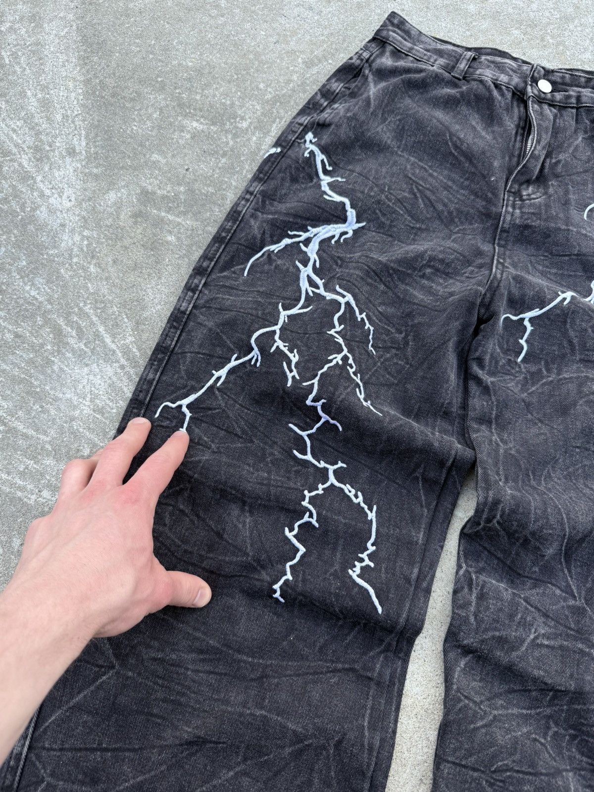 Other Vintage Y2K avantgarde streetwear opium track jeans Size US 31 - 6 Thumbnail