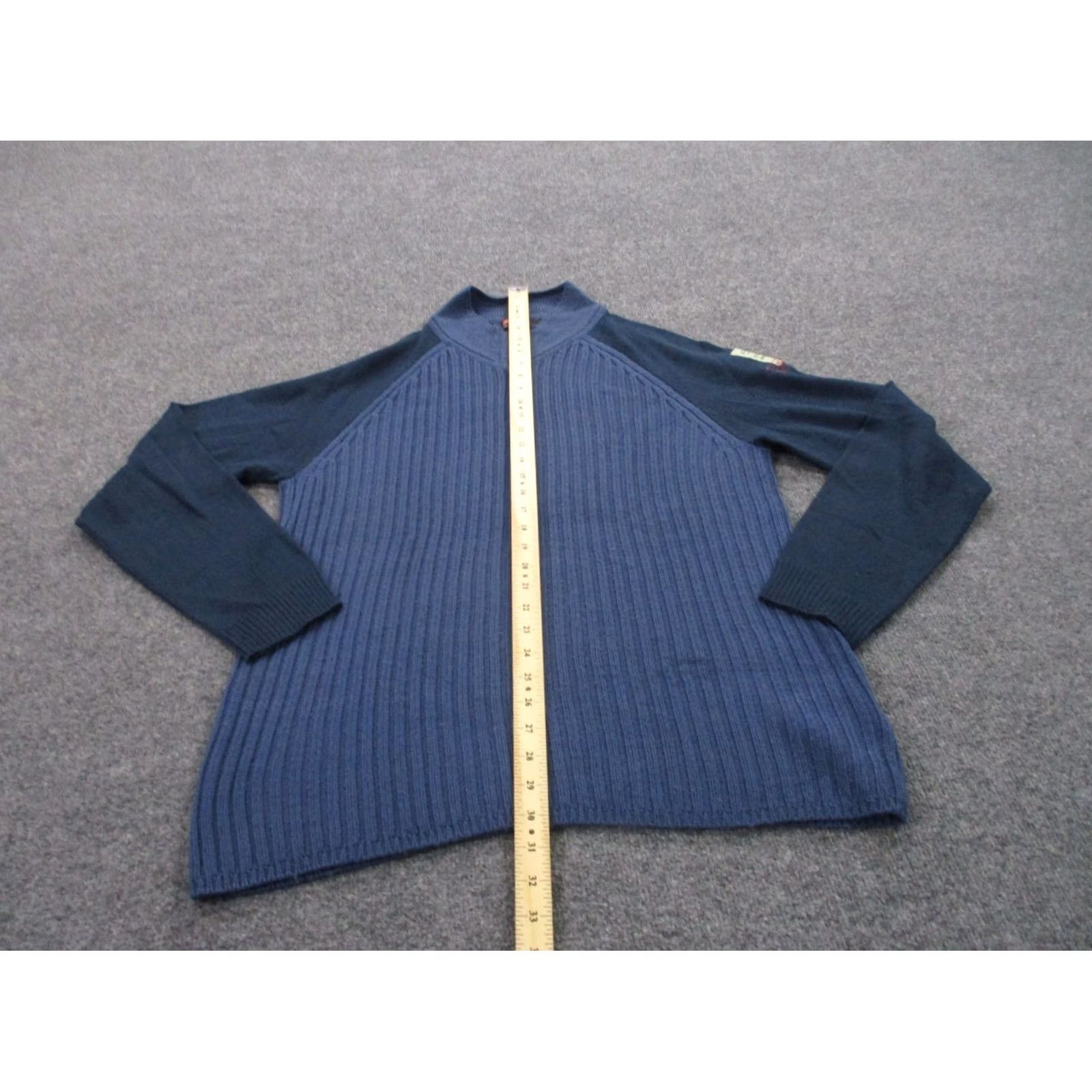 Diesel VINTAGE Diesel Sweater Mens XL Blue Wool Acrylic Pullover Ribbed Casual Knit Logo Brand Diesel Mens XL Blue Pullover Sweater Size US XL / EU 56 / 4 - 3 Thumbnail