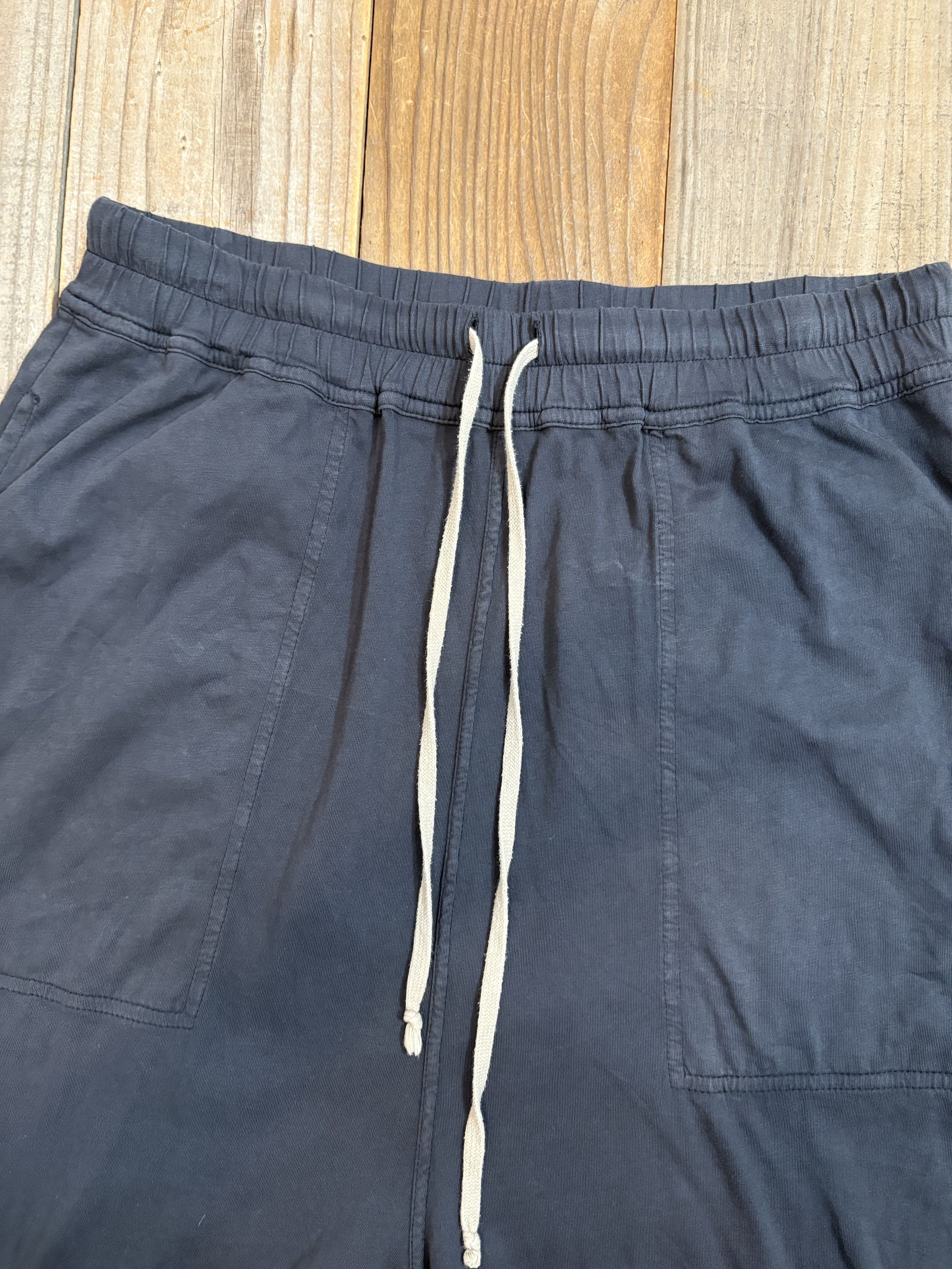 Cropped Drawstring Shorts