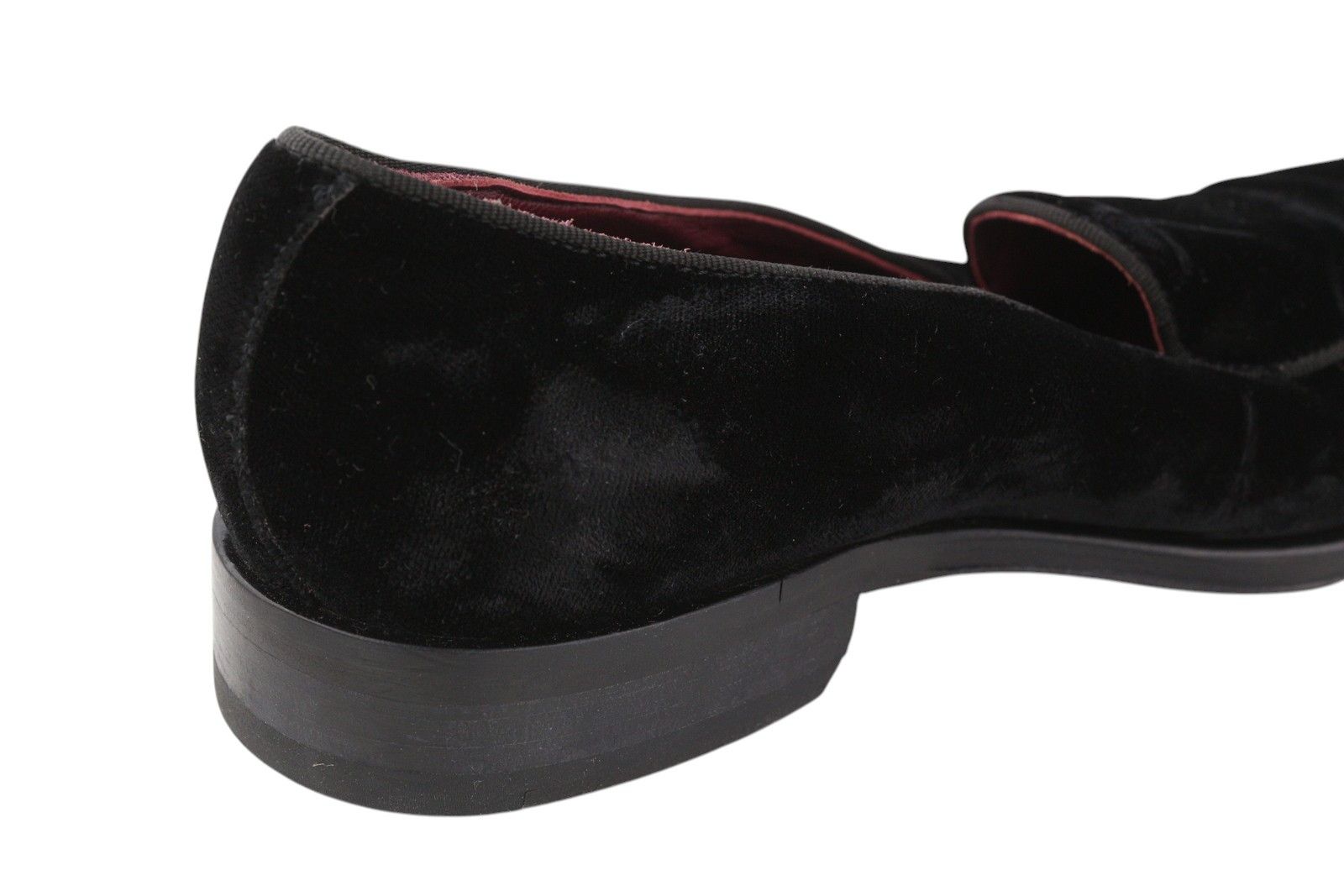 Suitsupply EU39 Black Velour Almond Toe Slip On Shoes 83577 Size US 6 / EU 39 - 11 Thumbnail