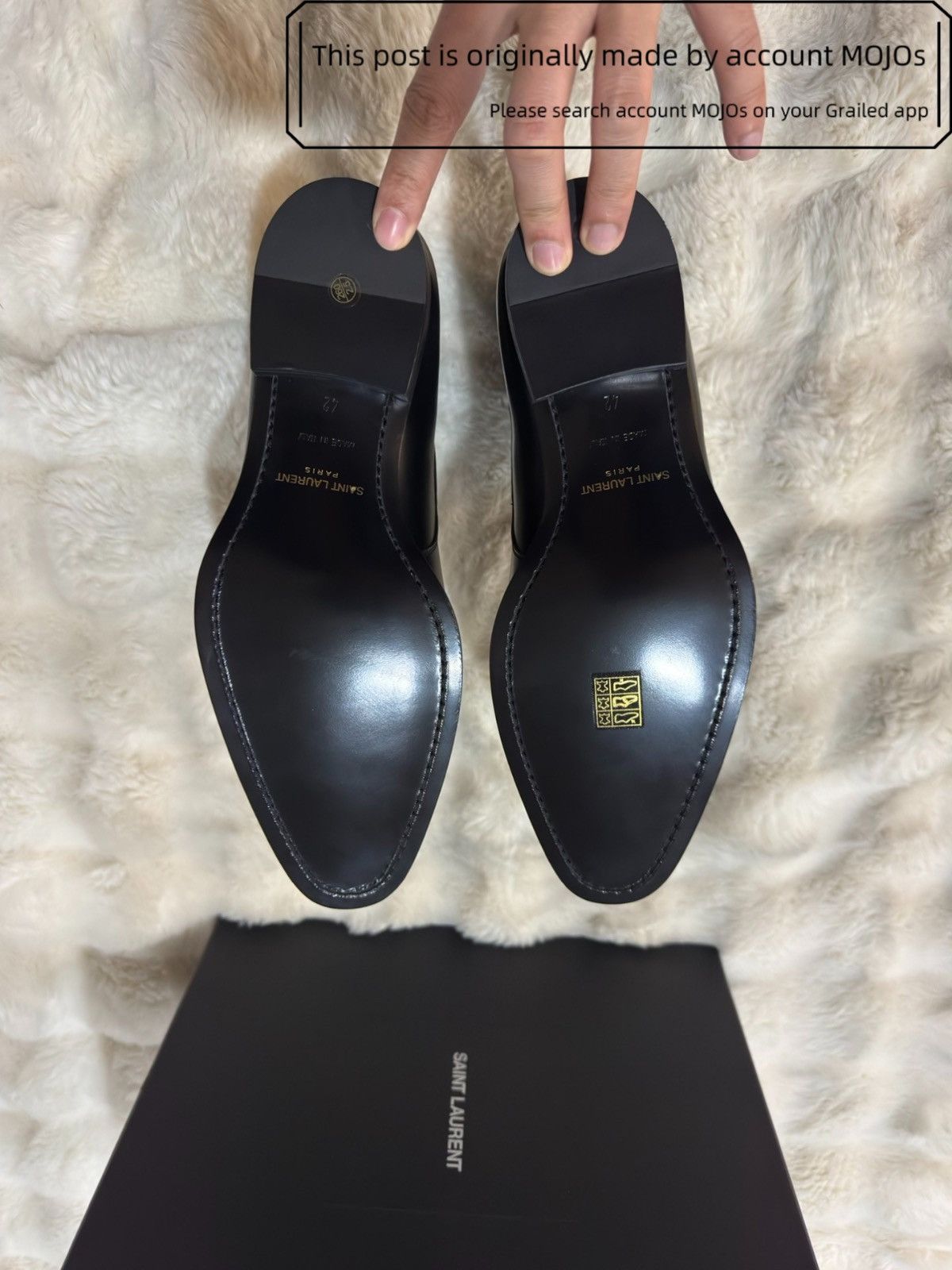Saint Laurent Paris Sz 42 Saint Laurent Paris Boxer Nero Boots mojos59 Size US 9 / EU 42 - 5 Thumbnail