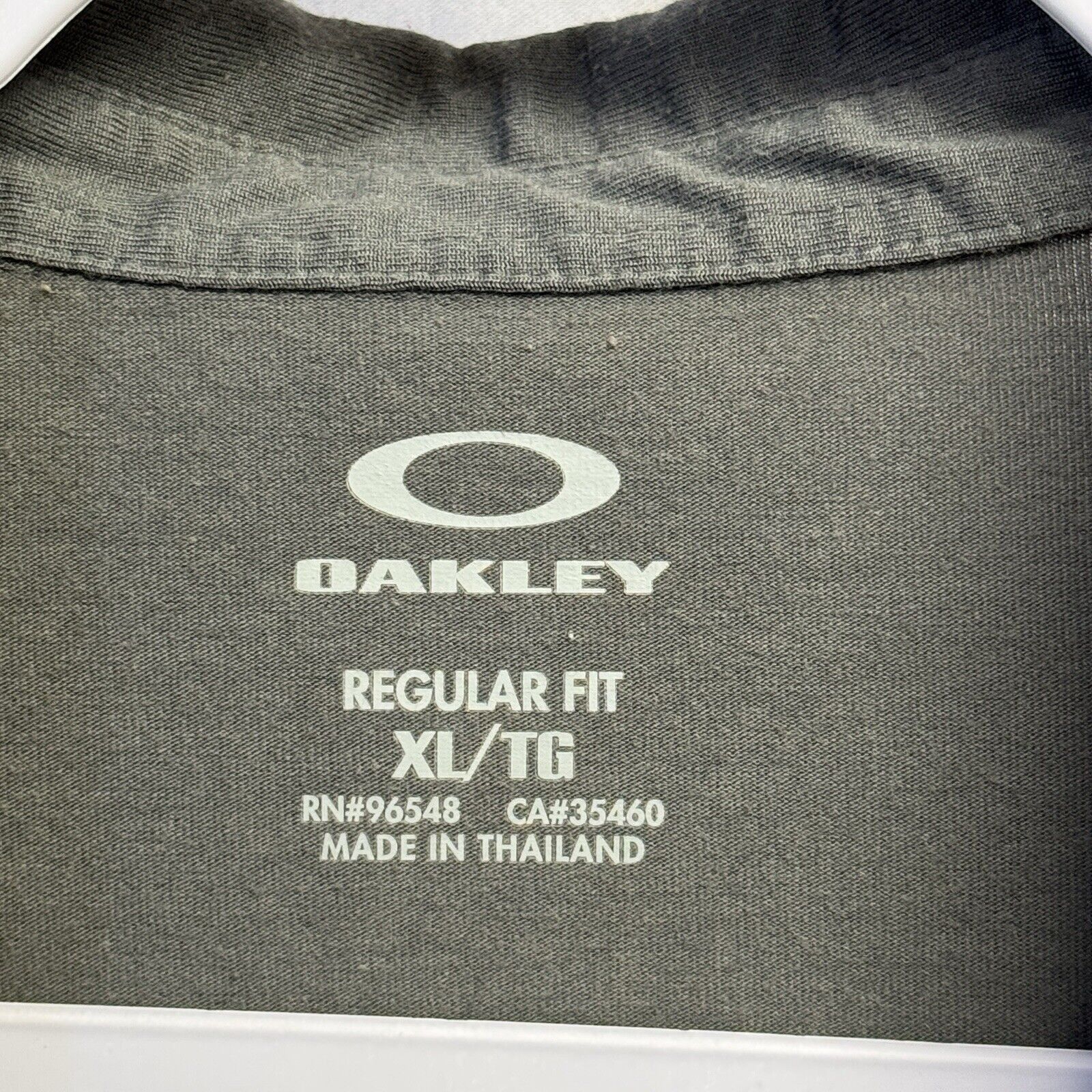 Oakley Oakley Polo Shirt Mens XL Gray Short Sleeve Casual Size US XL / EU 56 / 4 - 6 Thumbnail