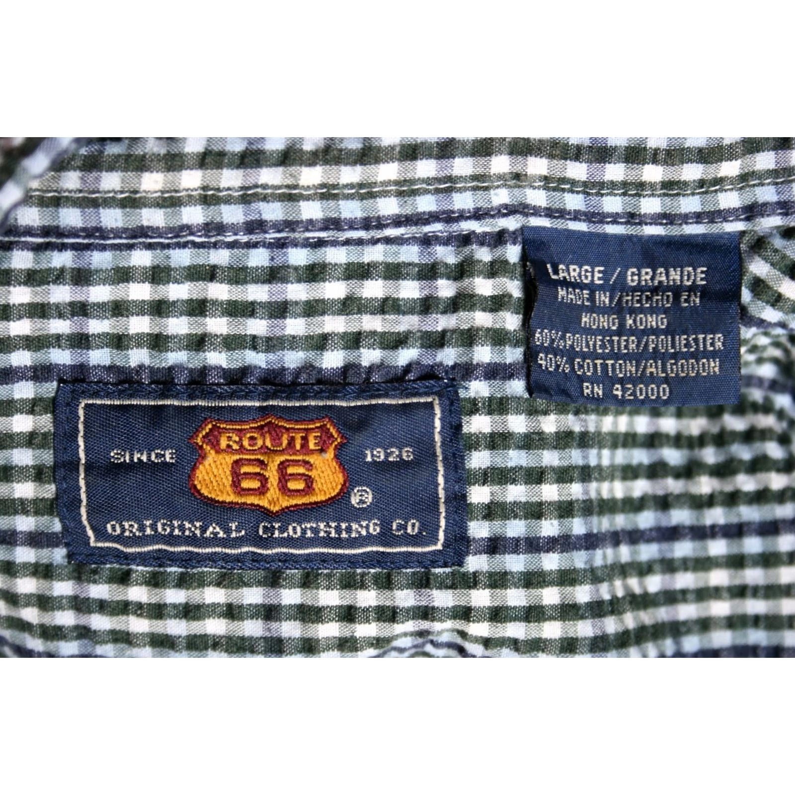 Route 66 VINTAGE Route 66 Shirt Mens Short Sleeve Button-Up XS? No. Size US L / EU 52-54 / 3 - 5 Thumbnail