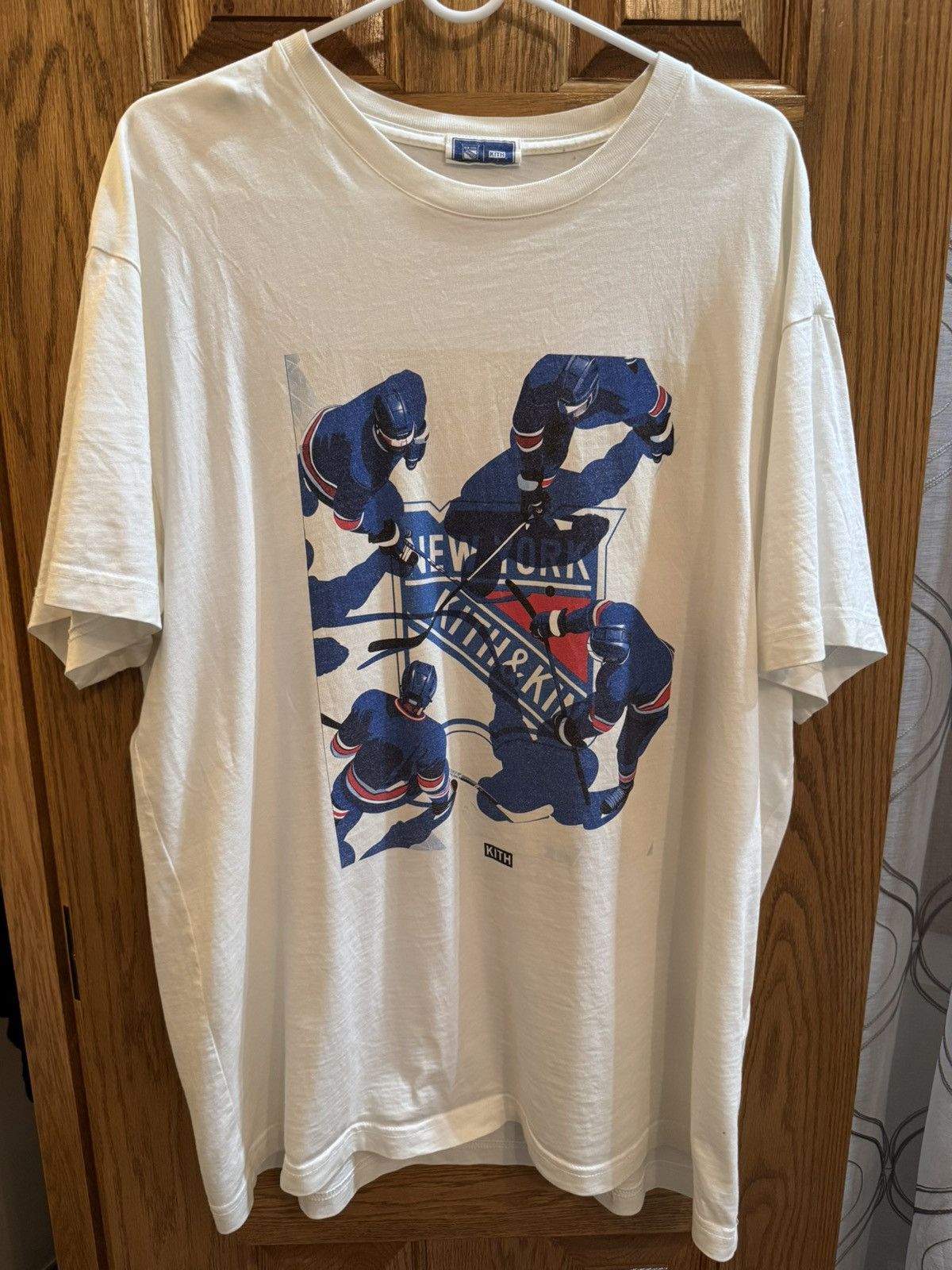 Kith Kith New York Rangers On Ice Vintage Tee Size US L / EU 52-54 / 3 - 1 Thumbnail