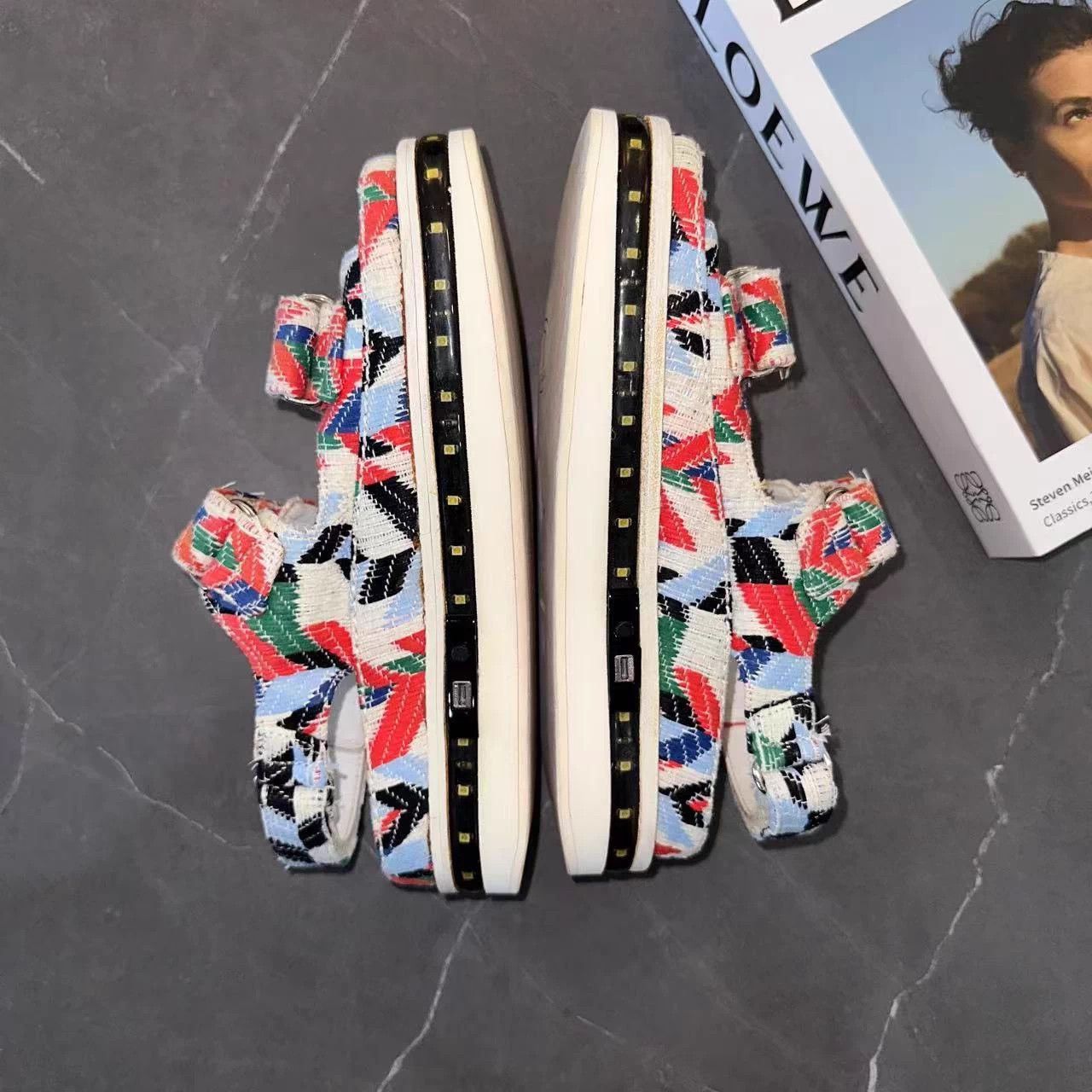 Chanel Chanel Rainbow Velcro Sandals EUR 36 Size US 5.5 / IT 35.5 - 4 Thumbnail