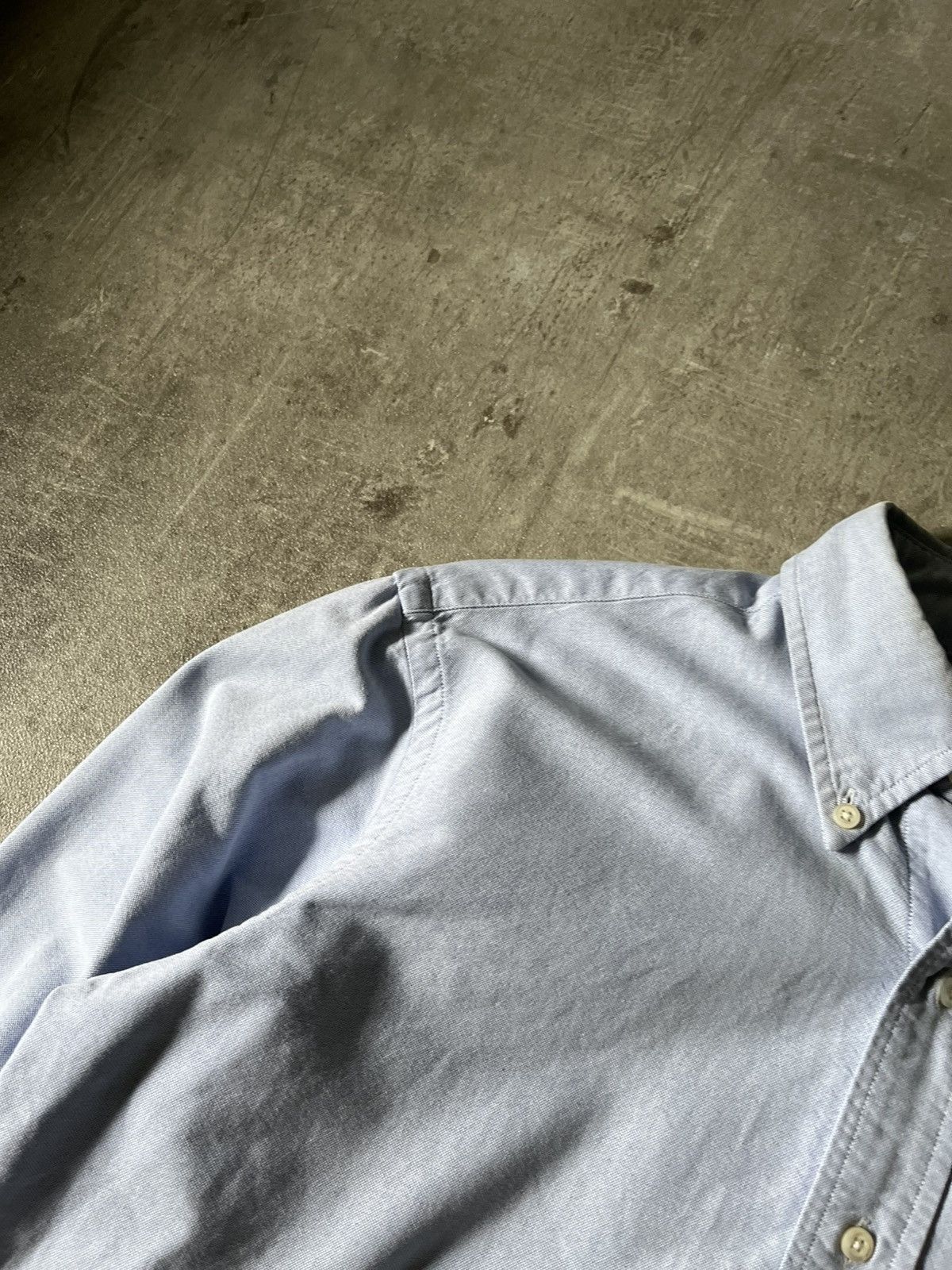Thom Browne Thom Browne light blue oxford button up shirt Size US L / EU 52-54 / 3 - 6 Thumbnail