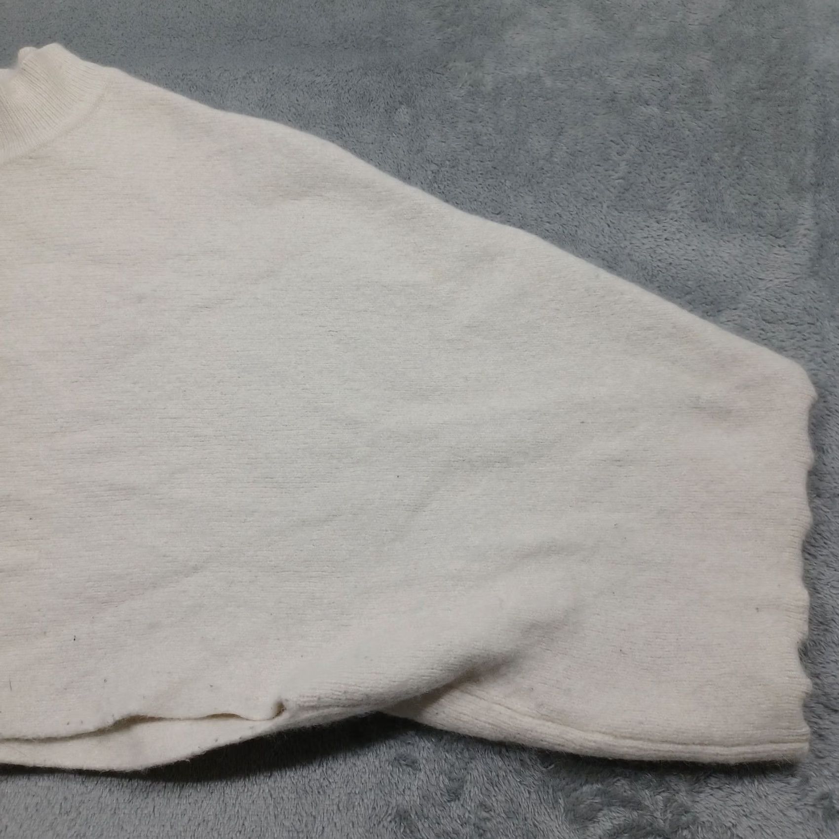 MILLY MILLY Sweater Shirt Womens Small White Wool Blend Pullover Size S / US 4 / IT 40 - 3 Thumbnail