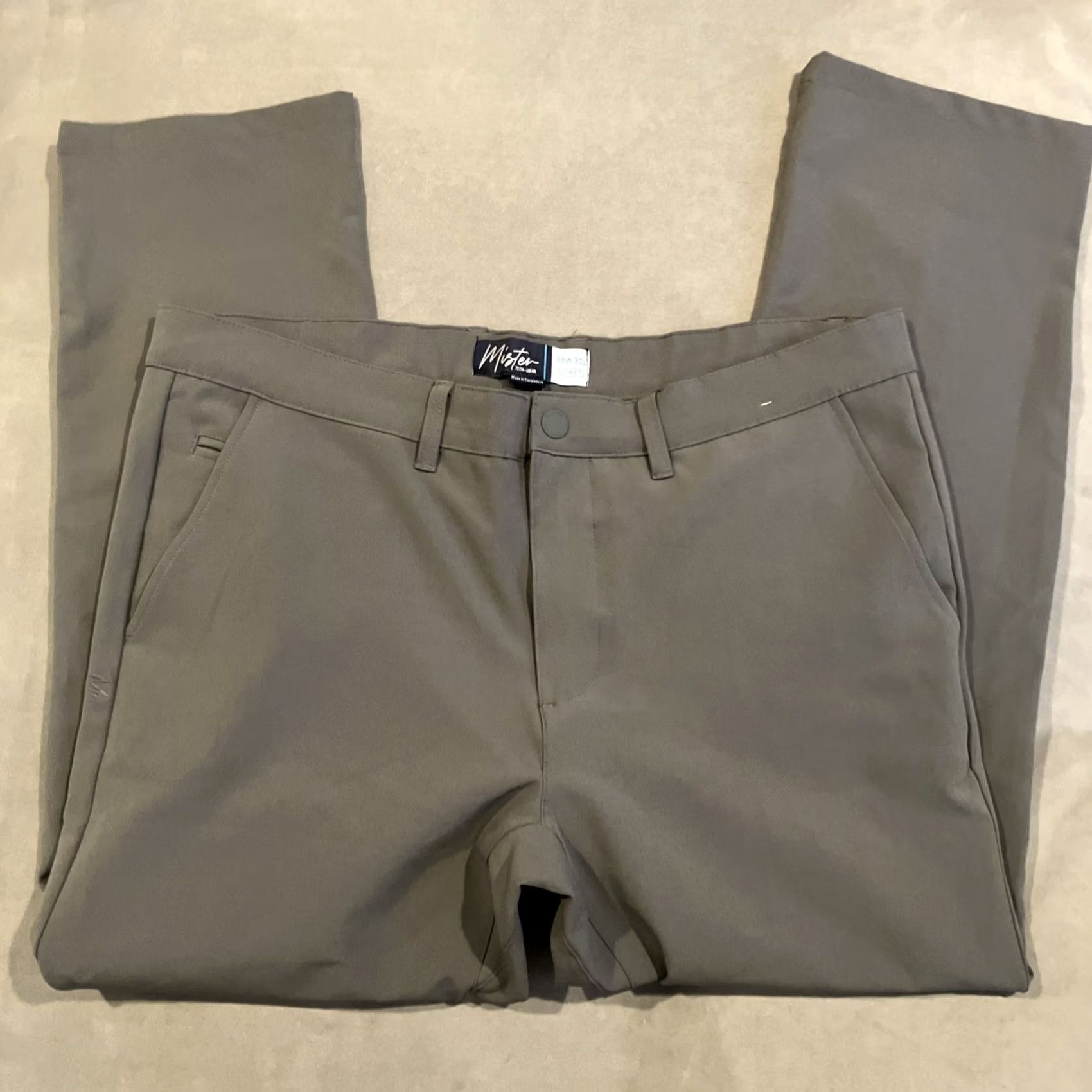 Vintage Mister Tech Wear Gray Performance Golf Slim Fit Pants Men's 38" X 30" Size US 38 / EU 54 - 3 Thumbnail