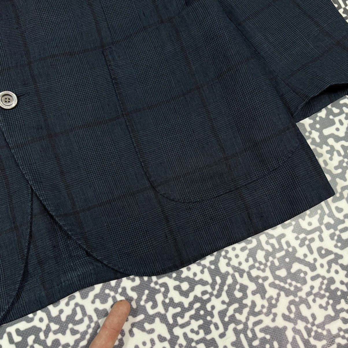 Boglioli BOGLIOLI K Jacket Linen Checked Blazer Luxury Casual Style Size 40R - 11 Thumbnail
