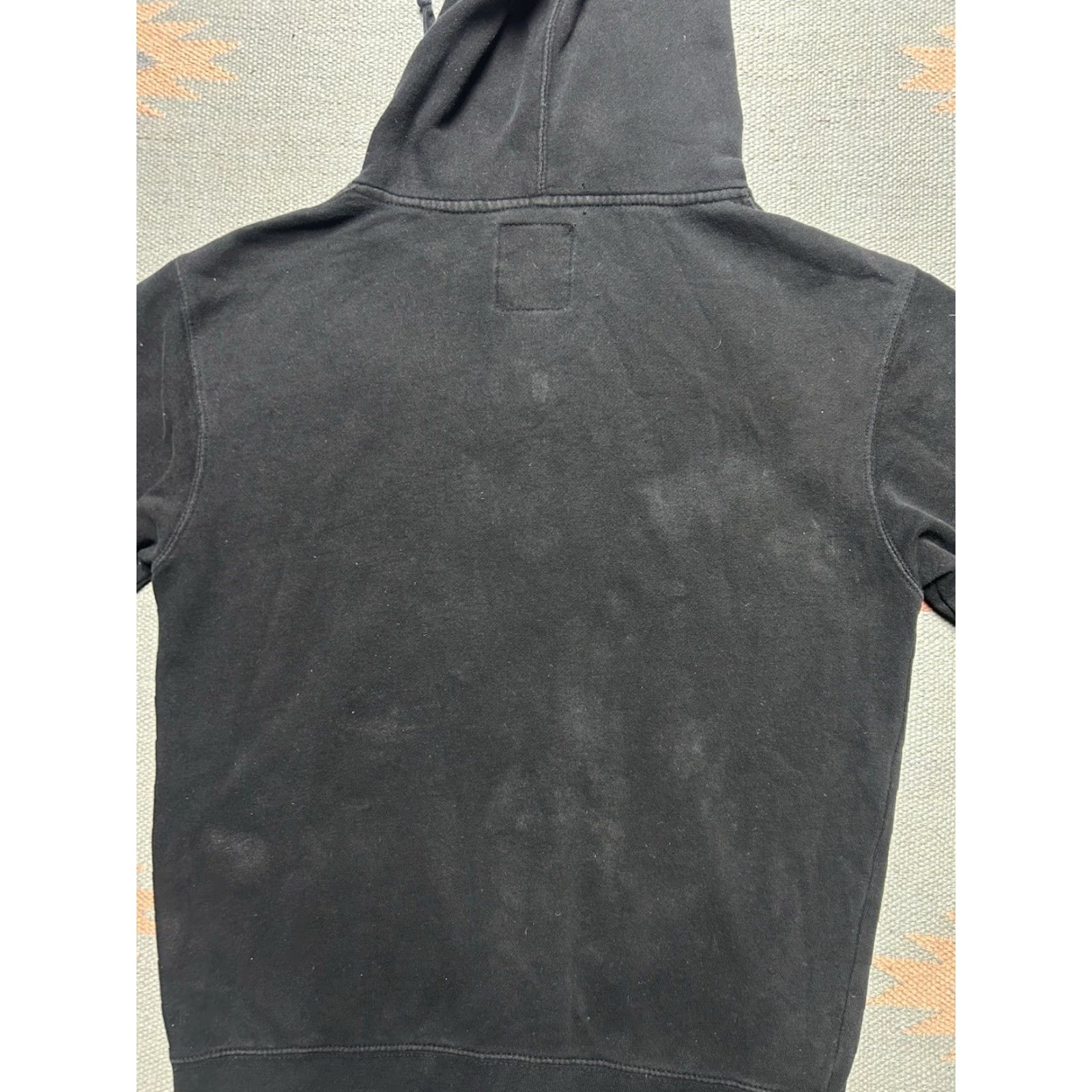 Fox Racing VINTAGE Fox Racing Hoodie Full Zip Black Grunge Logo Skater Small Men's S Size US S / EU 44-46 / 1 - 8 Thumbnail